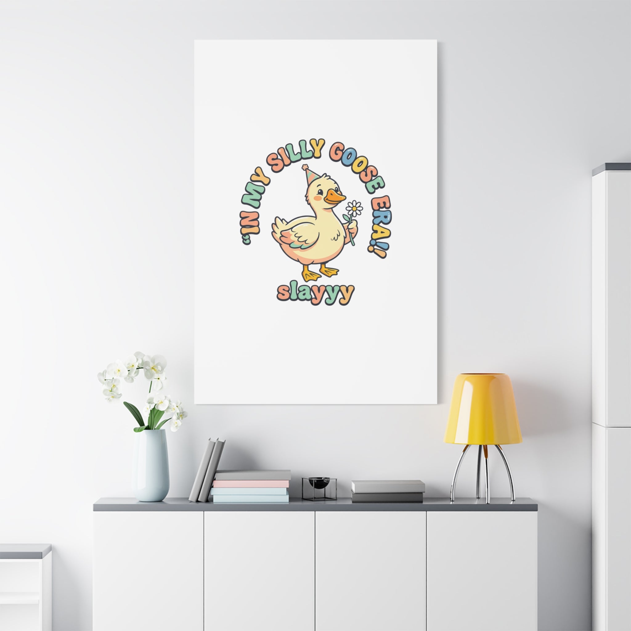 silly goose nursery print Canvas | silly goose, wholesome meme