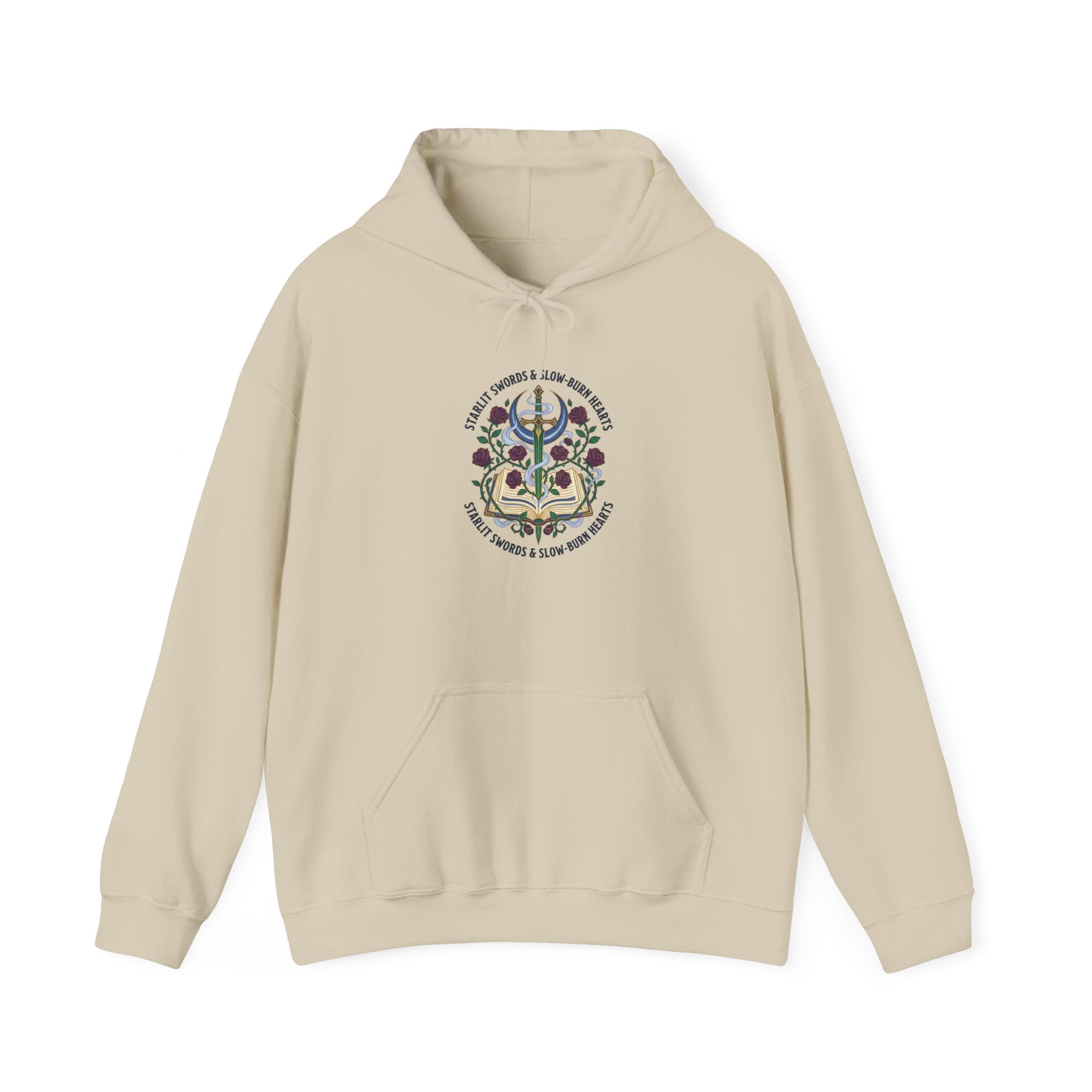 Enchanted Reader Crest Hoodie | Romantasy, Book Lover, Gothic