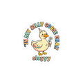 Silly Goose Cute Meme Sticker | wholesome goose, pastel vintage