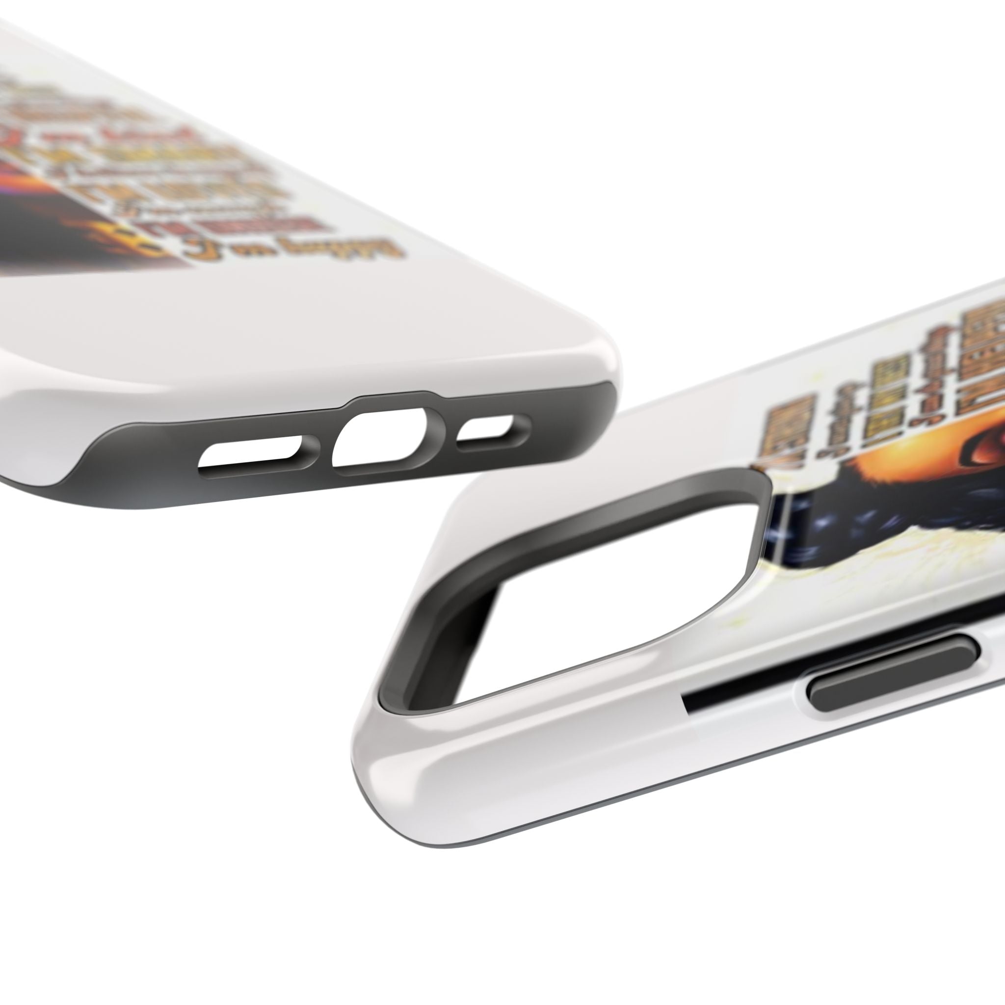 Inspirational Black Woman Phone Case — "I'm Strong... I'm Happy" Magnetic Impact-Resistant Case