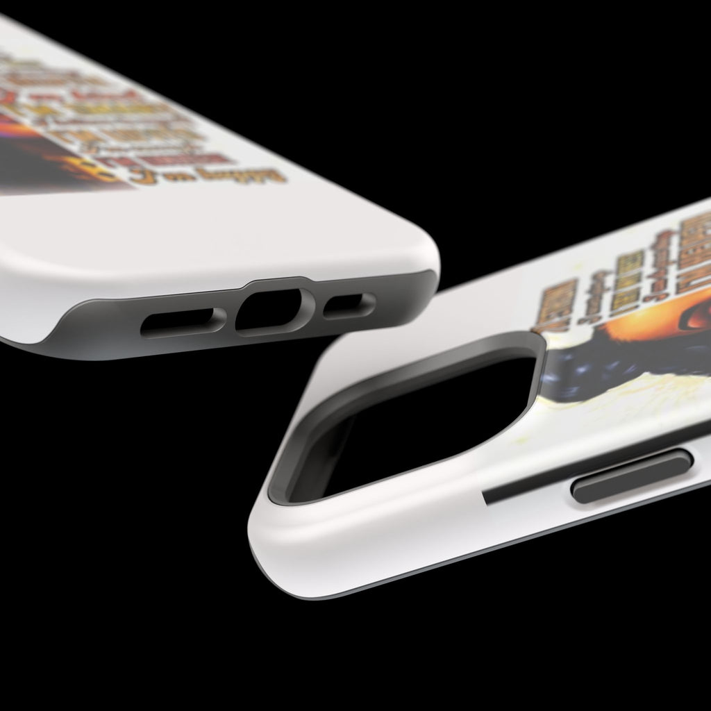 Inspirational Black Woman Phone Case — "I'm Strong... I'm Happy" Magnetic Impact-Resistant Case