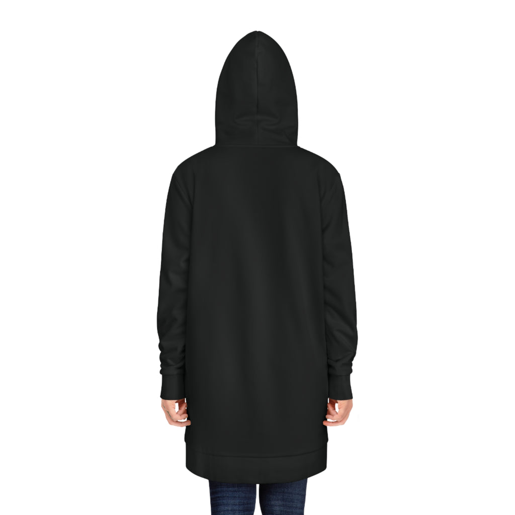 Hoodie Dress — "Perhaps You Were Born for Such a Time as This" Inspirational Black Graphic