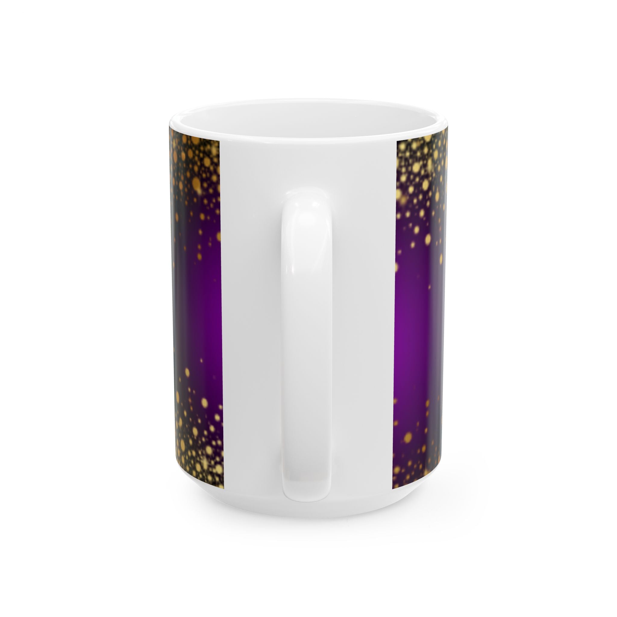 The Best Mom Ever Ceramic Mug – Purple & Gold Celebration Gift (11oz/15oz)