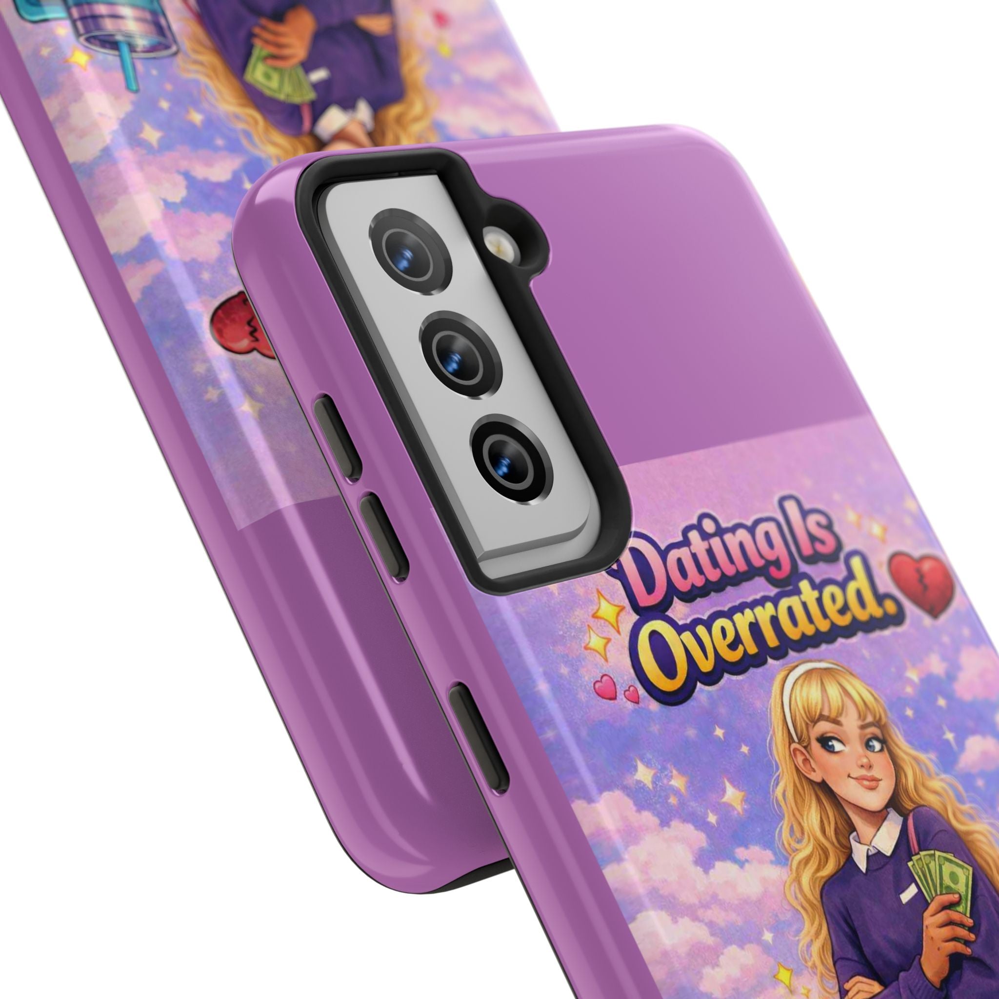 Dating Is Overrated Phone Case — 'Miss Independent' Tough Protective Case