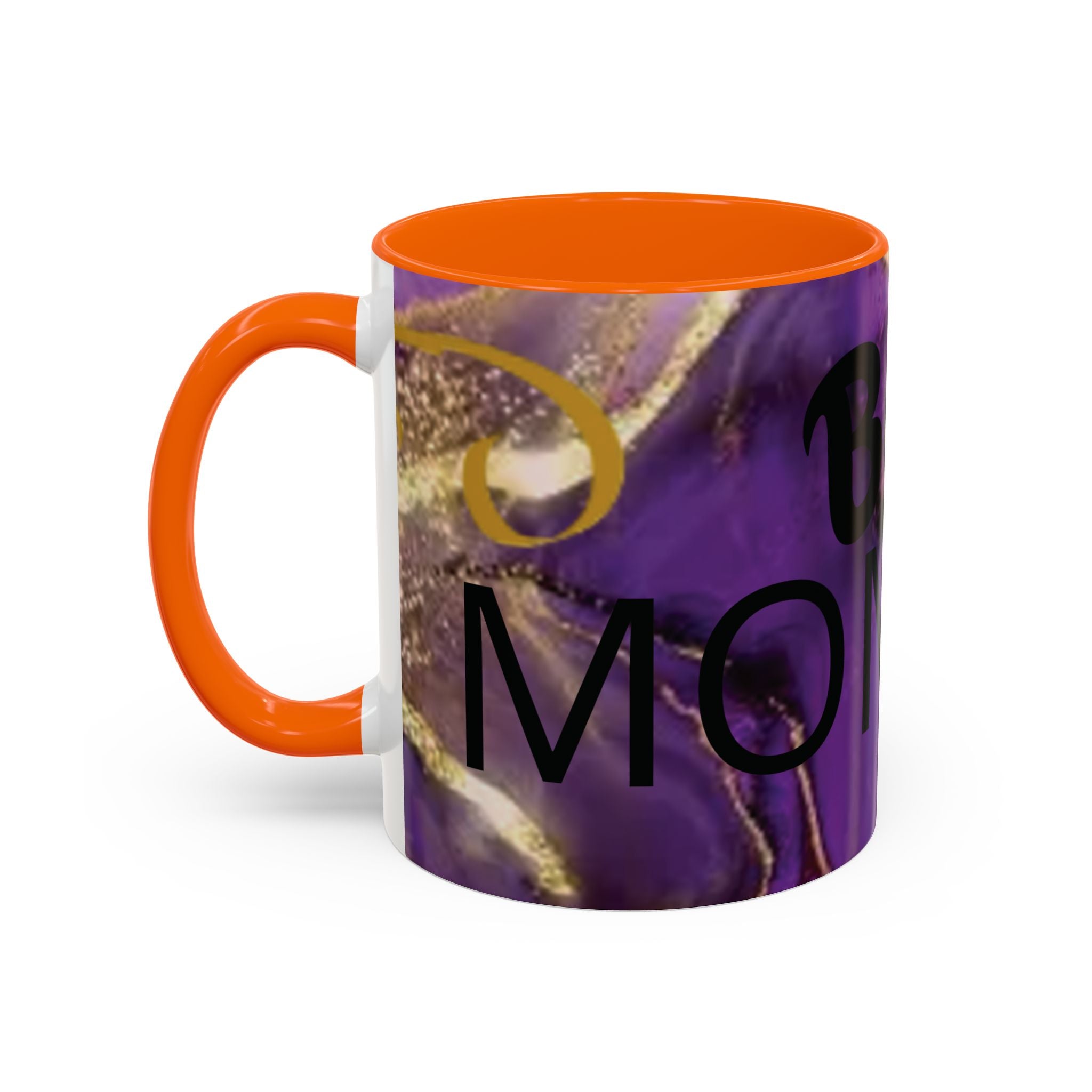 Best Mom Ever Accent Coffee Mug — Purple Floral Mother’s Day Gift (11/15oz)