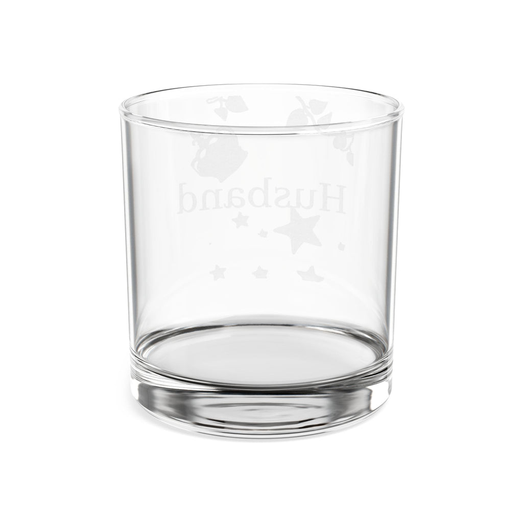 Engraved 'Husband' Whiskey Glass — 10.5oz Personalized Rocks Glass