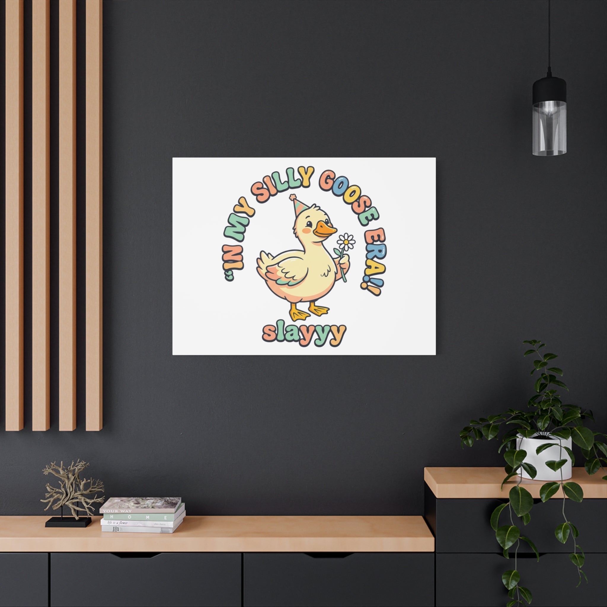 silly goose nursery print Canvas | silly goose, wholesome meme