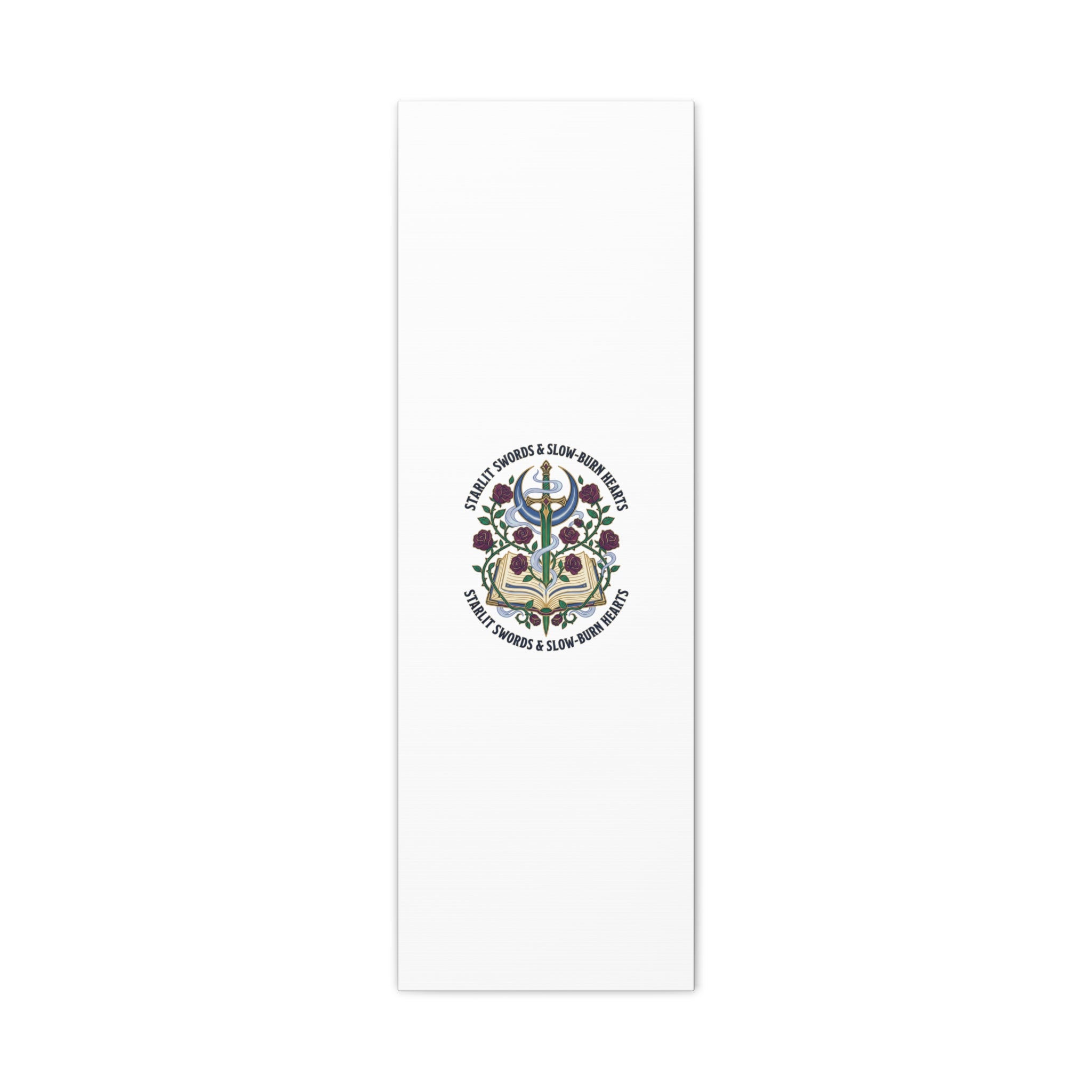 Starlit Swords & Slow‑Burn Hearts Canvas | Romantasy, Book Lover Art