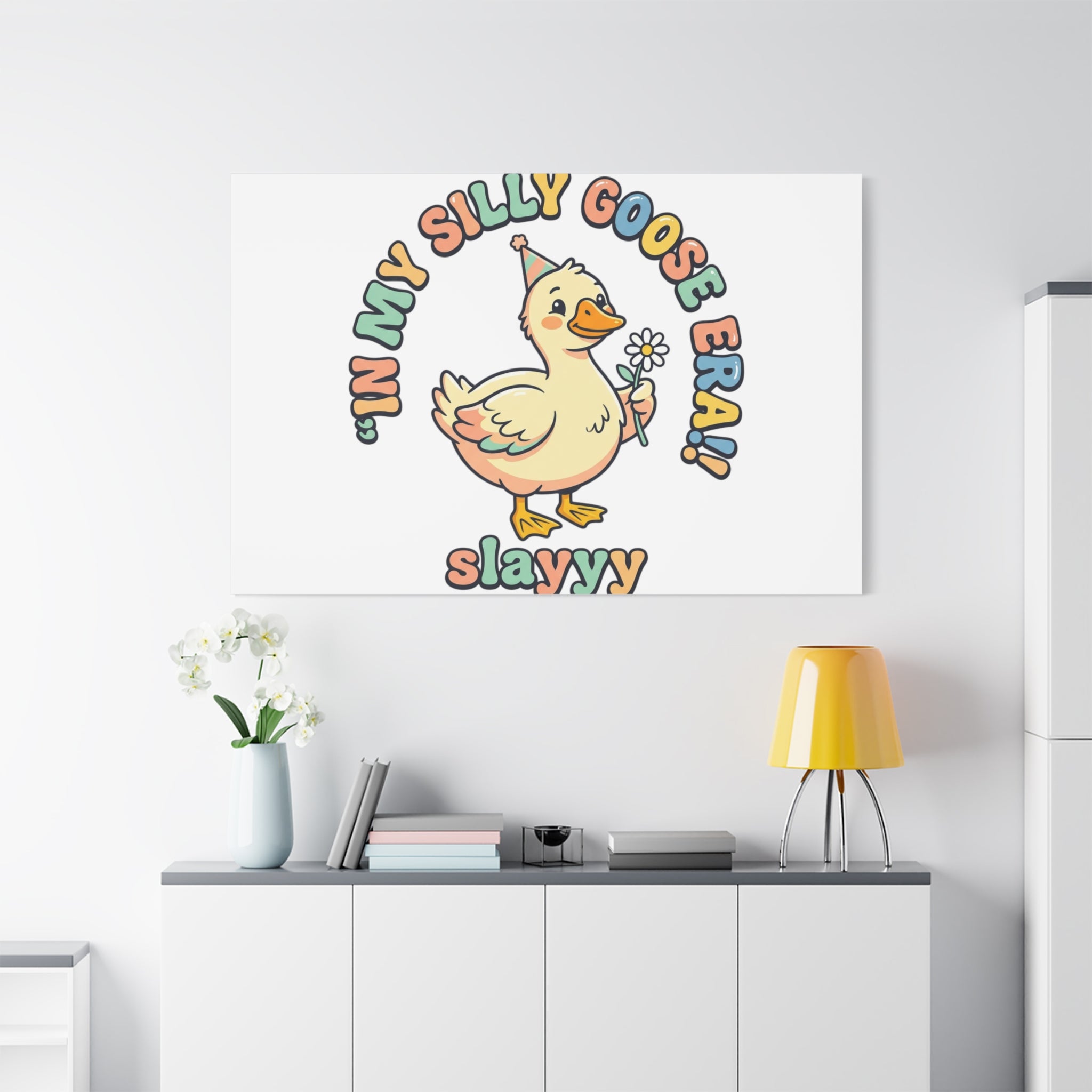 silly goose nursery print Canvas | silly goose, wholesome meme