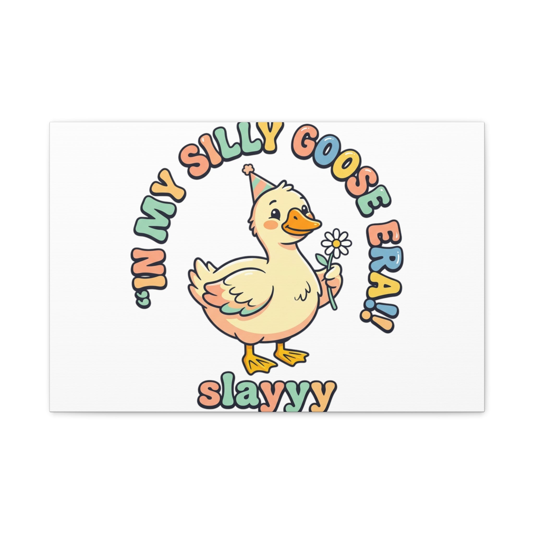 silly goose nursery print Canvas | silly goose, wholesome meme