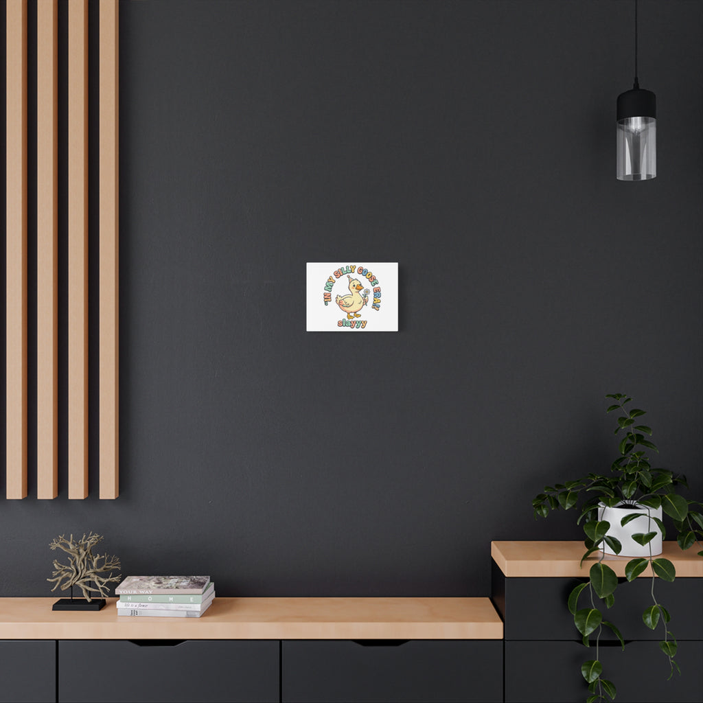 silly goose nursery print Canvas | silly goose, wholesome meme