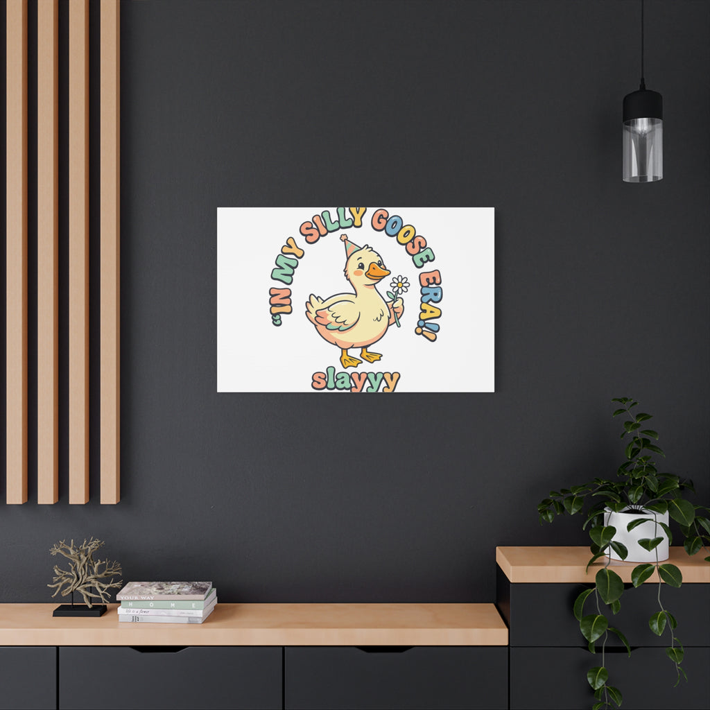 silly goose nursery print Canvas | silly goose, wholesome meme