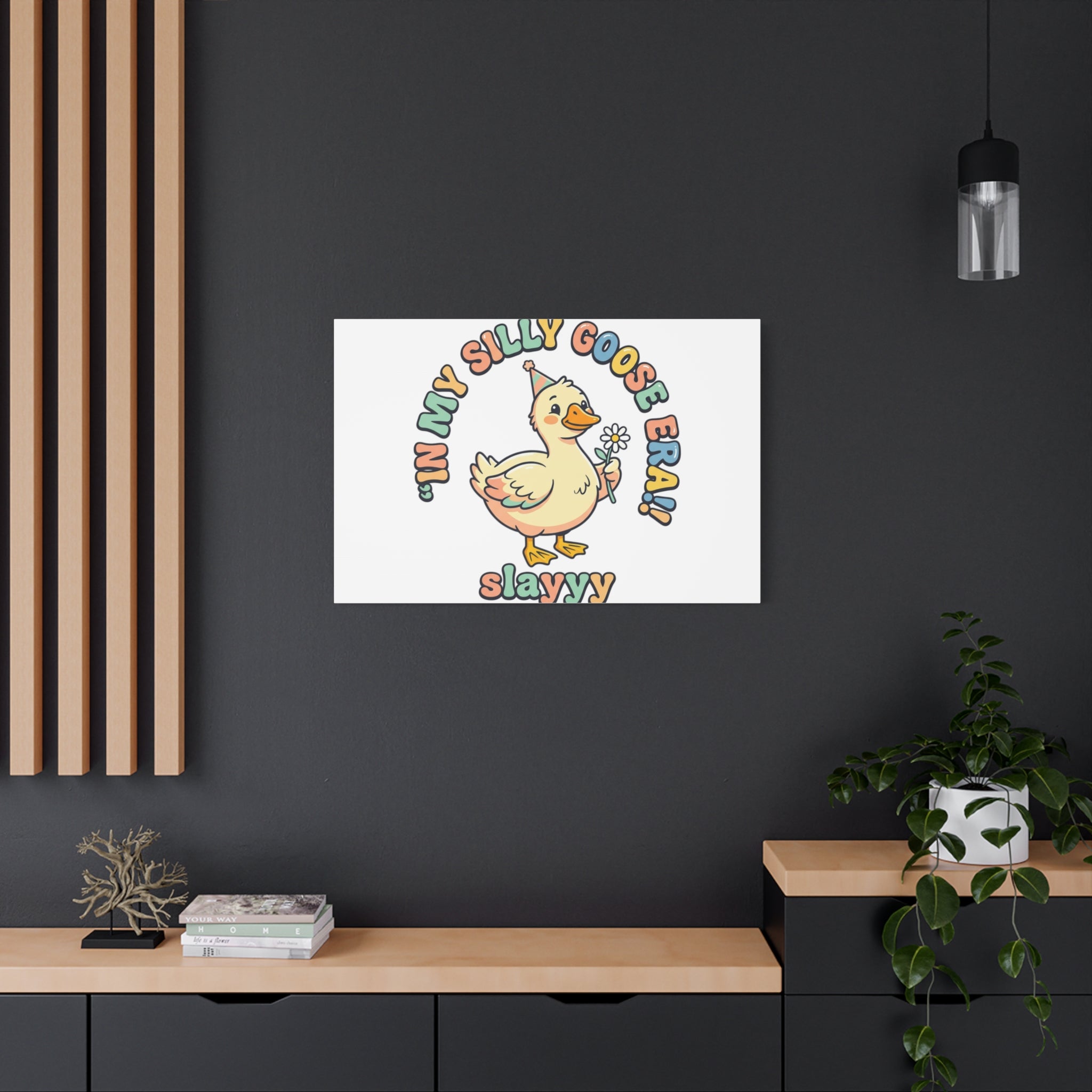 silly goose nursery print Canvas | silly goose, wholesome meme