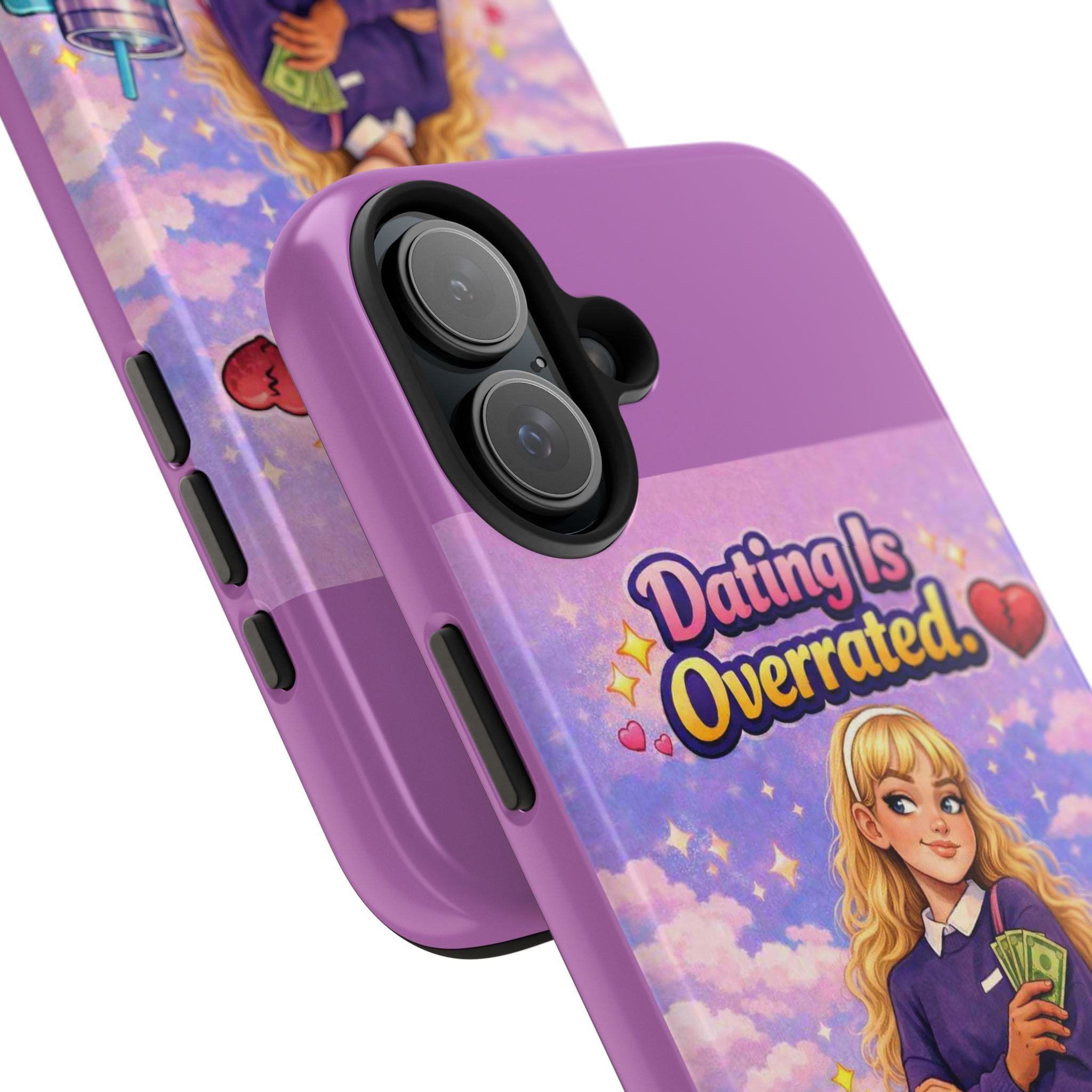 Dating Is Overrated Phone Case — 'Miss Independent' Tough Protective Case
