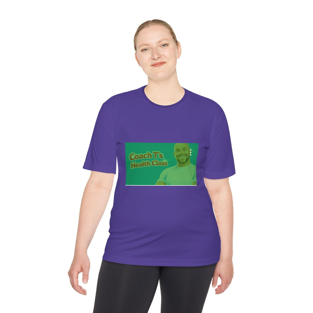 Coach T's Health Class Moisture‑Wicking Tee