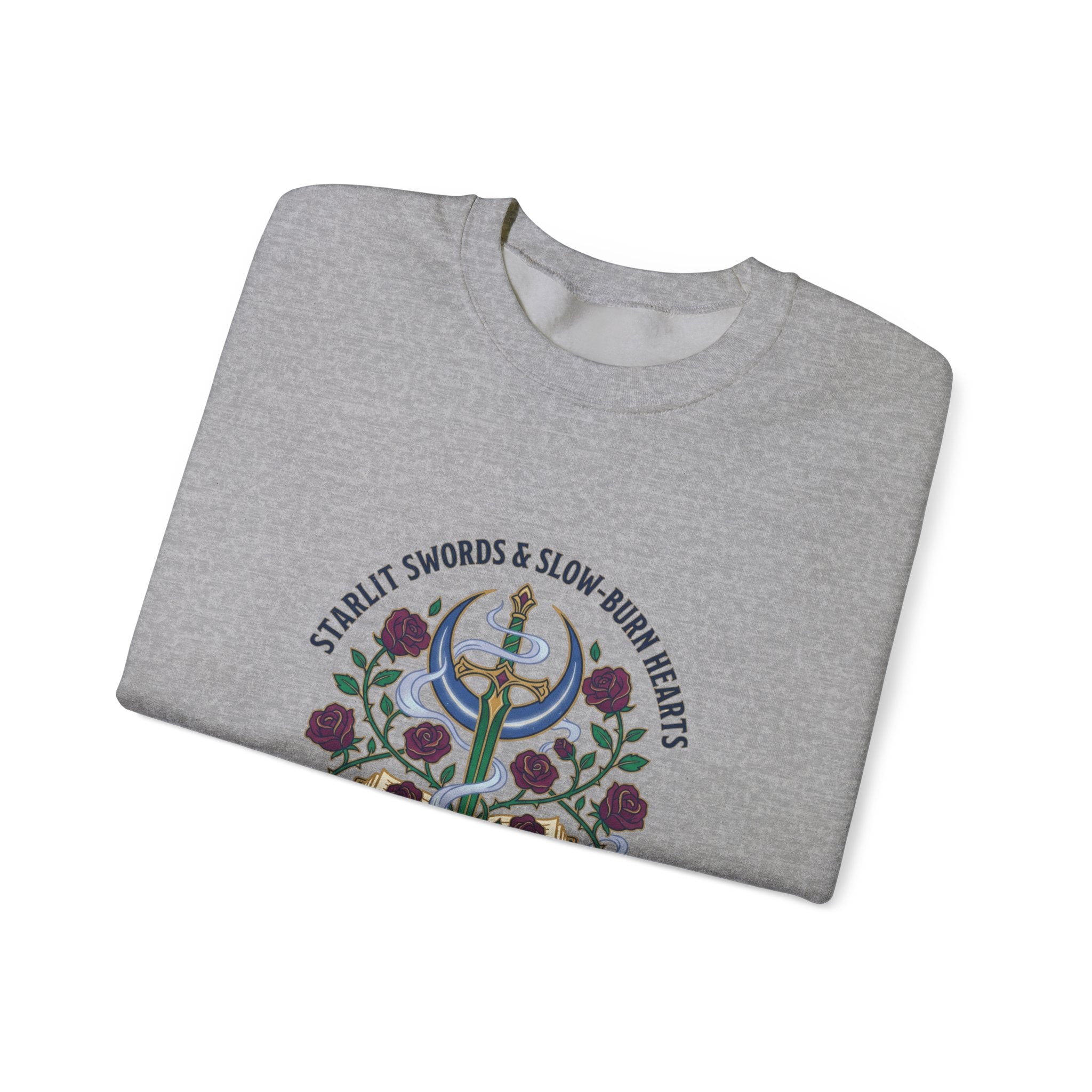 Stealth Swords & Slow-Burn Hearts Sweatshirt | Romantasy, Enchanted Gothic