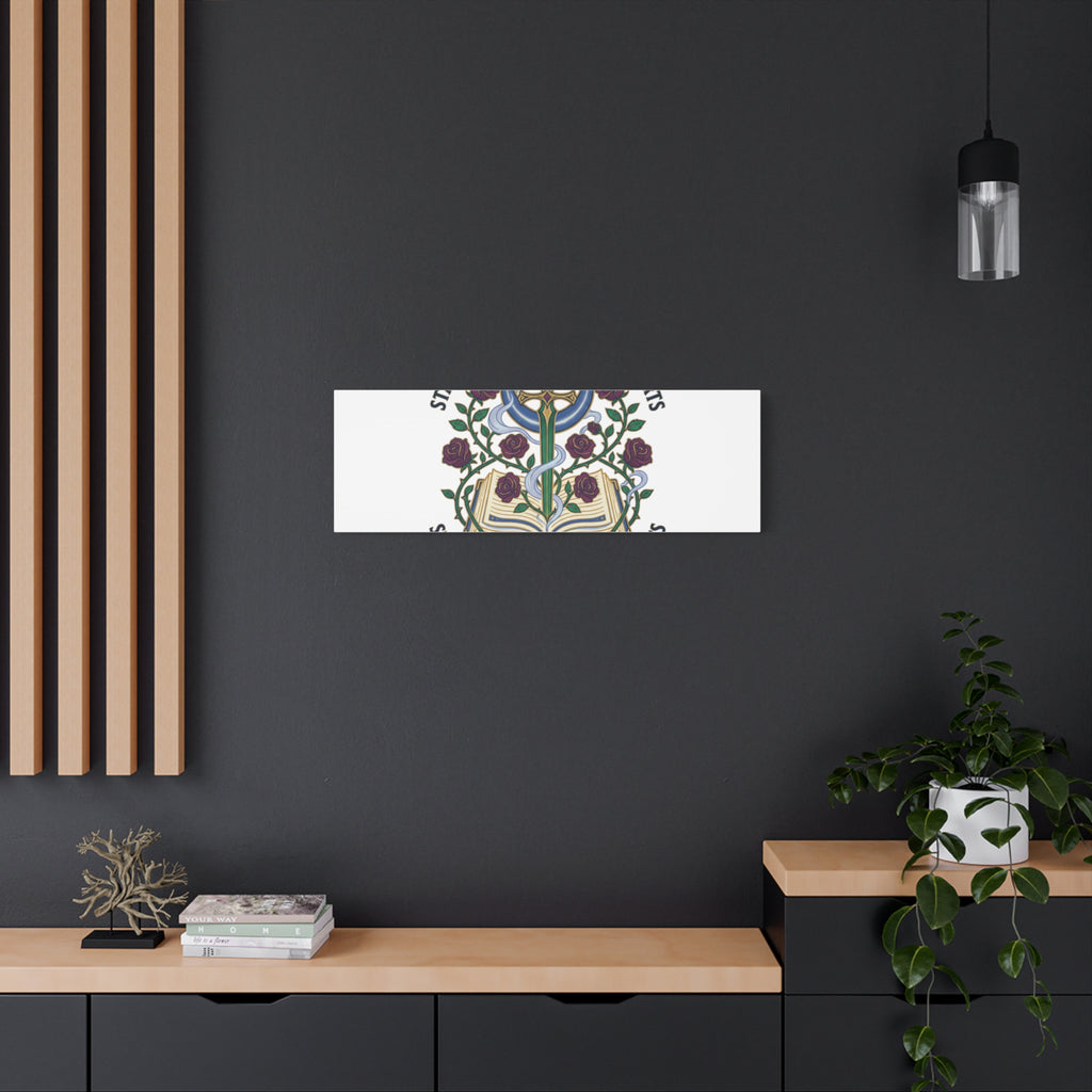 Starlit Swords & Slow‑Burn Hearts Canvas | Romantasy, Book Lover Art