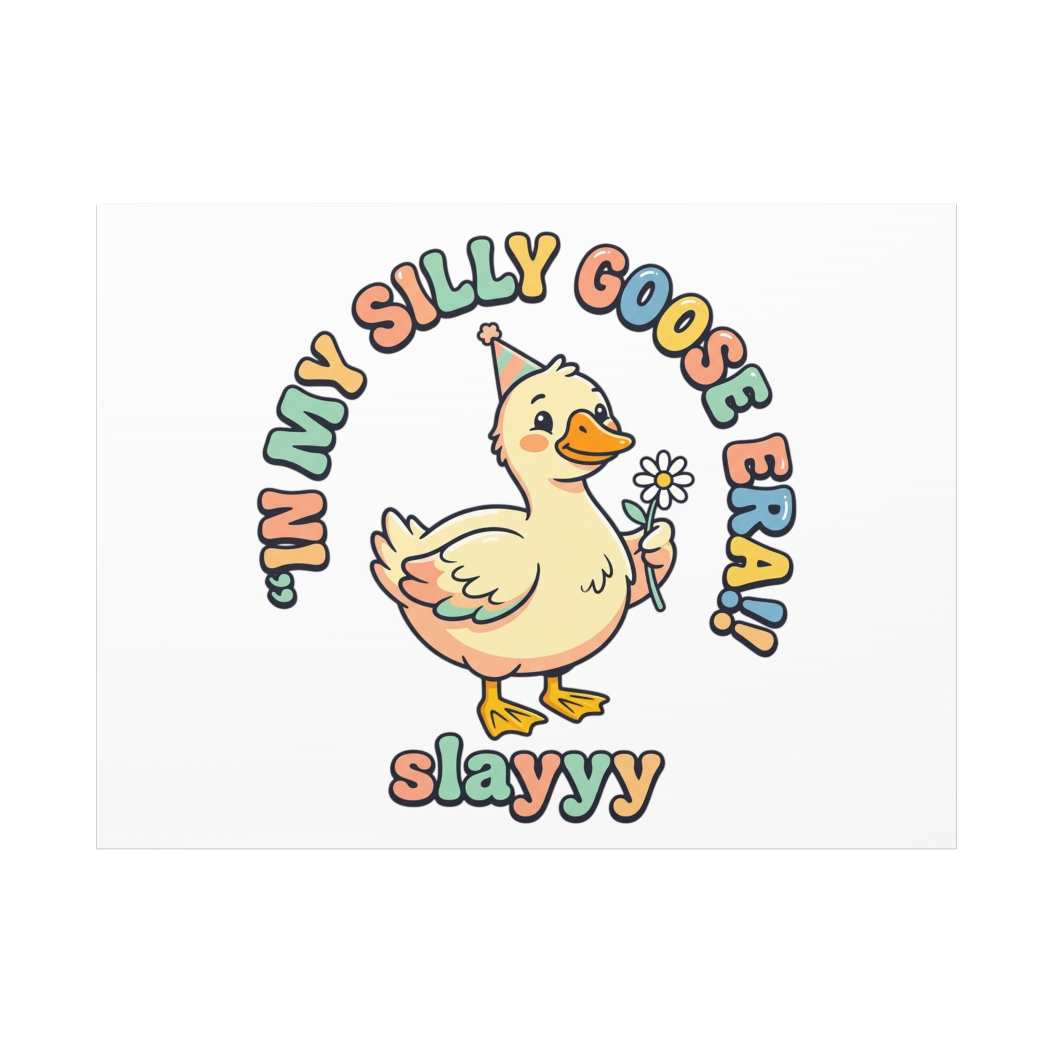 silly goose nursery print Canvas | silly goose, wholesome meme