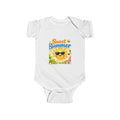 Infant Bodysuit - "Sweet Summer" Sun & Turtle Cute Beach Graphic