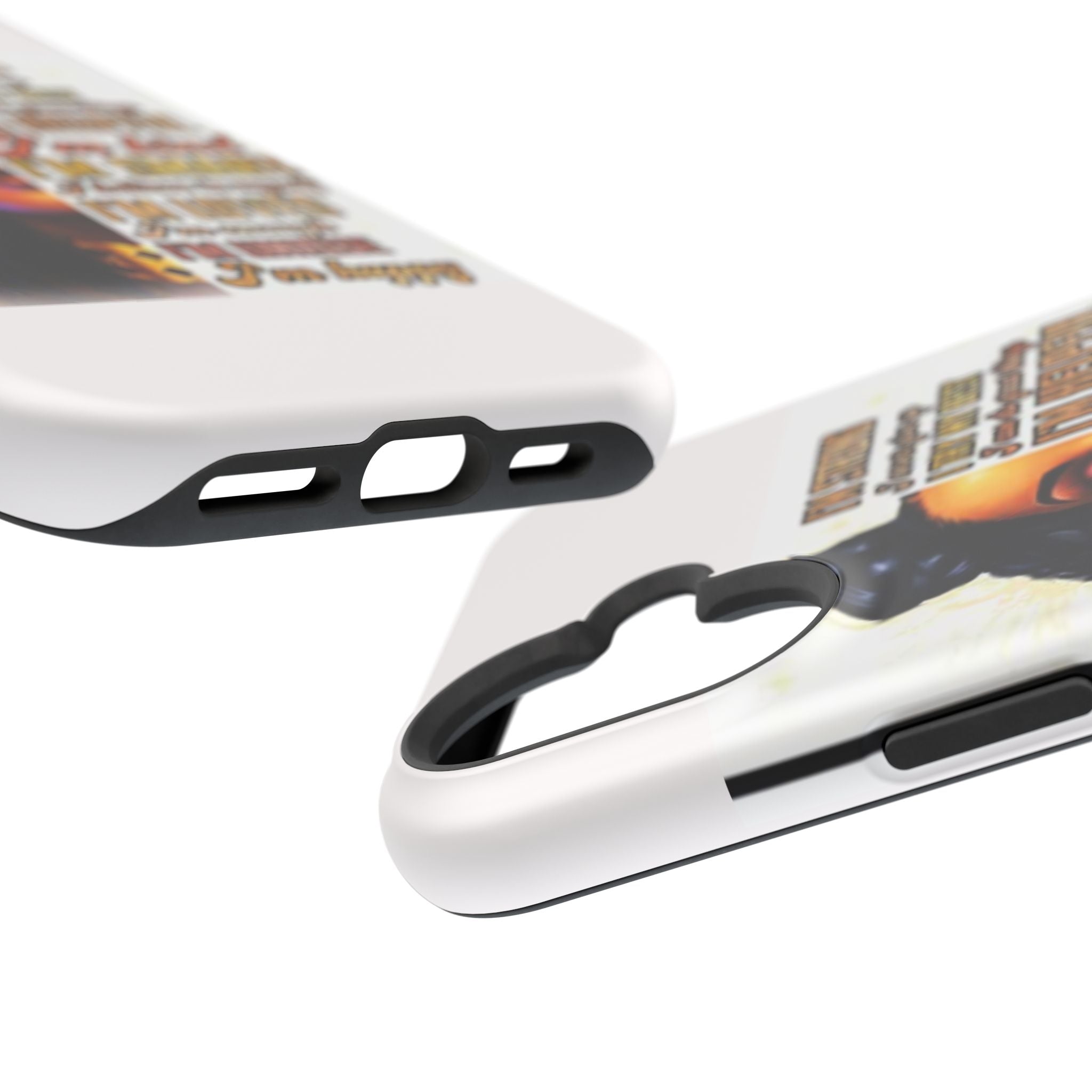 Inspirational Black Woman Phone Case — "I'm Strong... I'm Happy" Magnetic Impact-Resistant Case