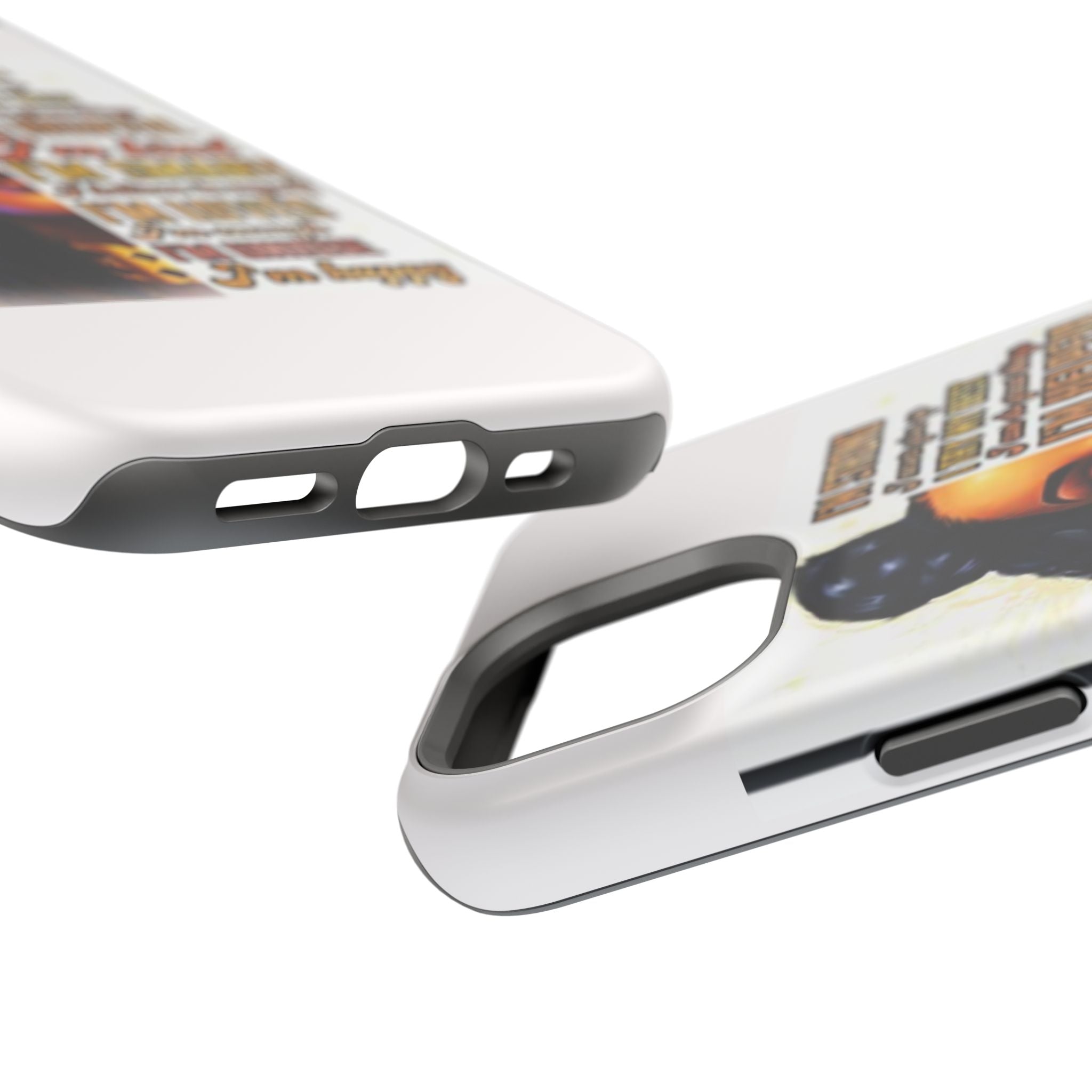 Inspirational Black Woman Phone Case — "I'm Strong... I'm Happy" Magnetic Impact-Resistant Case