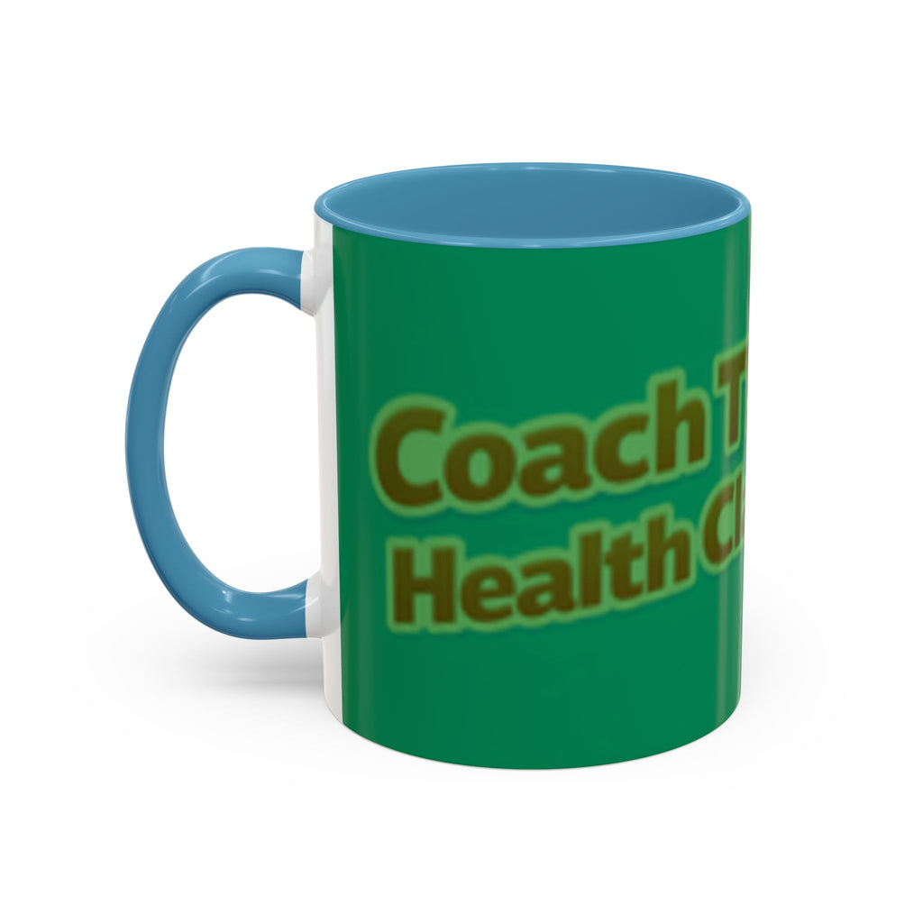Funny Teacher Coffee Mug — "Coach T's High Class" Accent Ceramic Mug