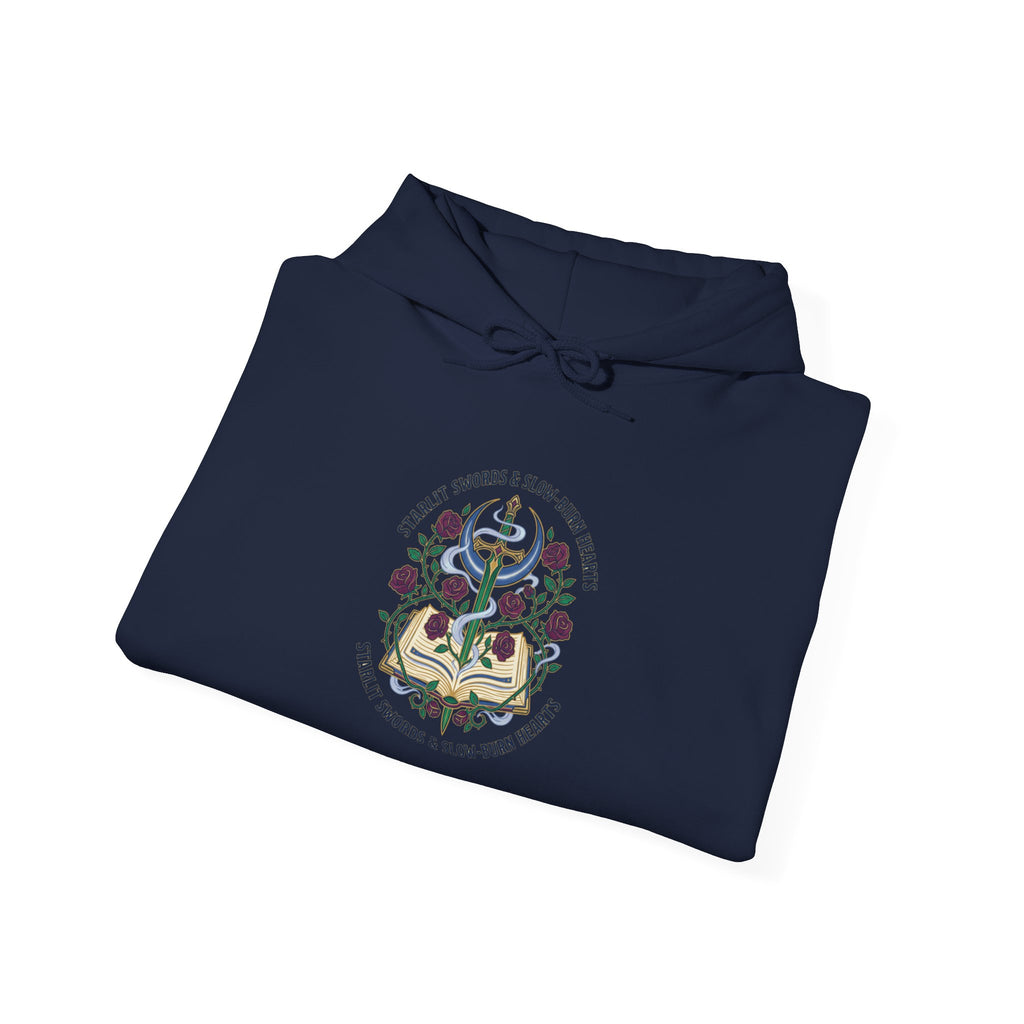 Enchanted Reader Crest Hoodie | Romantasy, Book Lover, Gothic