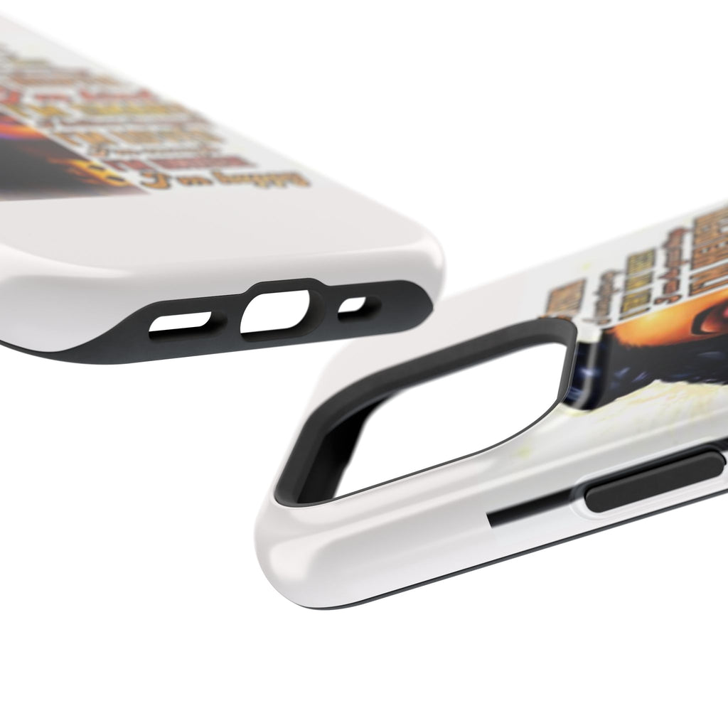 Inspirational Black Woman Phone Case — "I'm Strong... I'm Happy" Magnetic Impact-Resistant Case