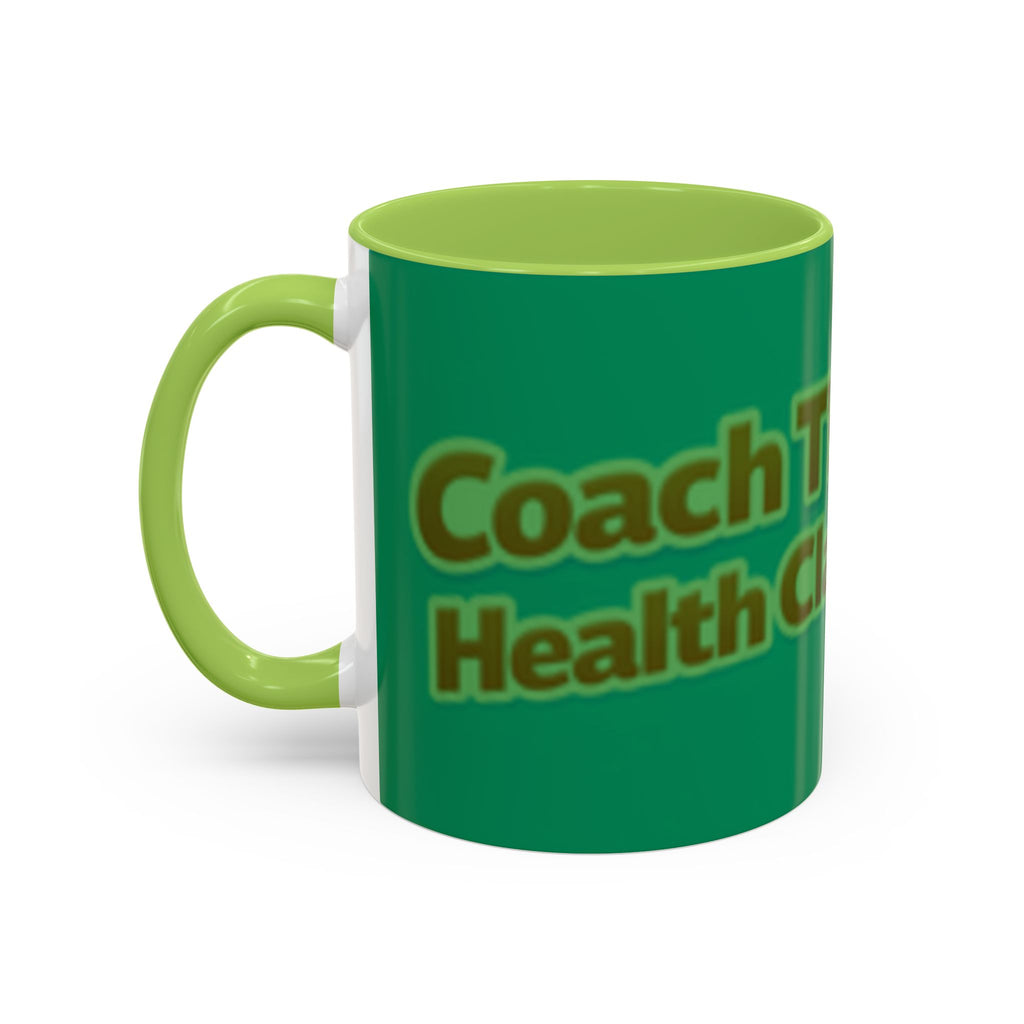 Funny Teacher Coffee Mug — "Coach T's High Class" Accent Ceramic Mug