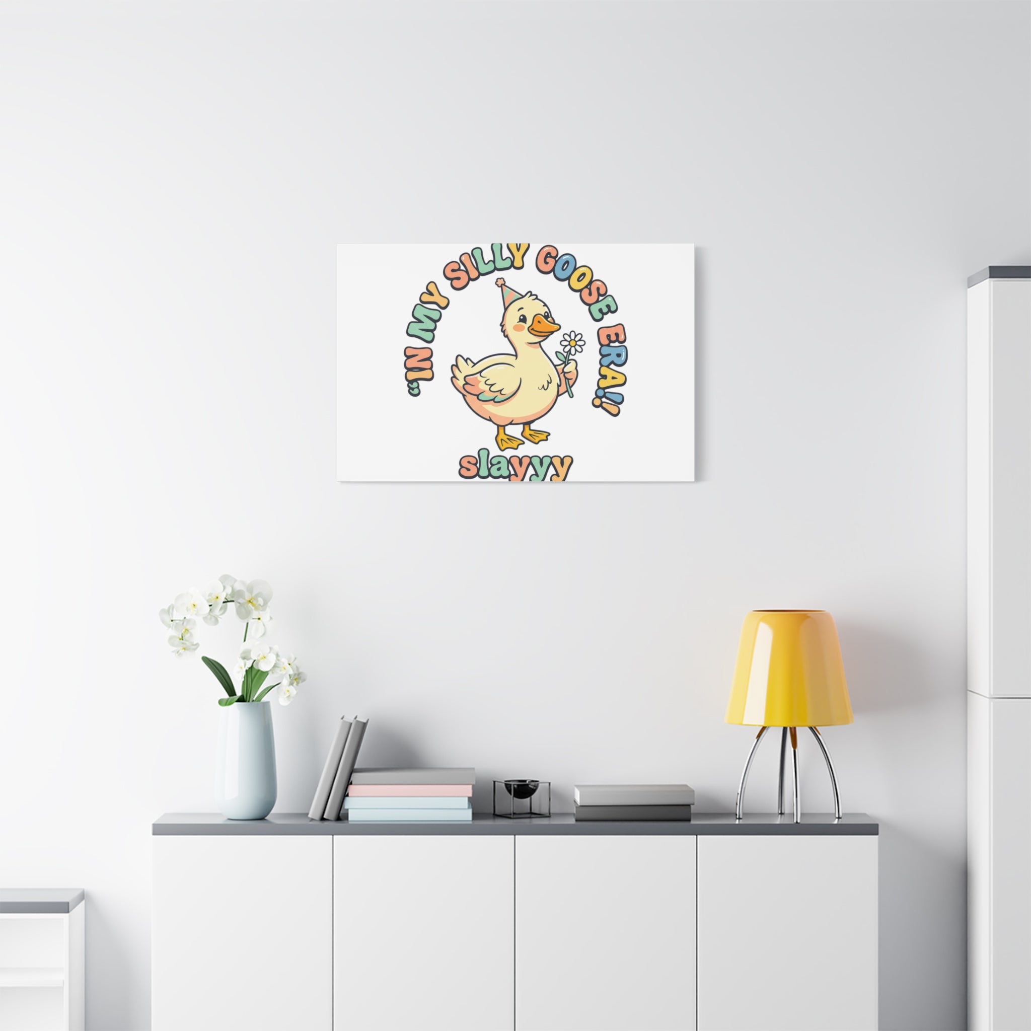 silly goose nursery print Canvas | silly goose, wholesome meme