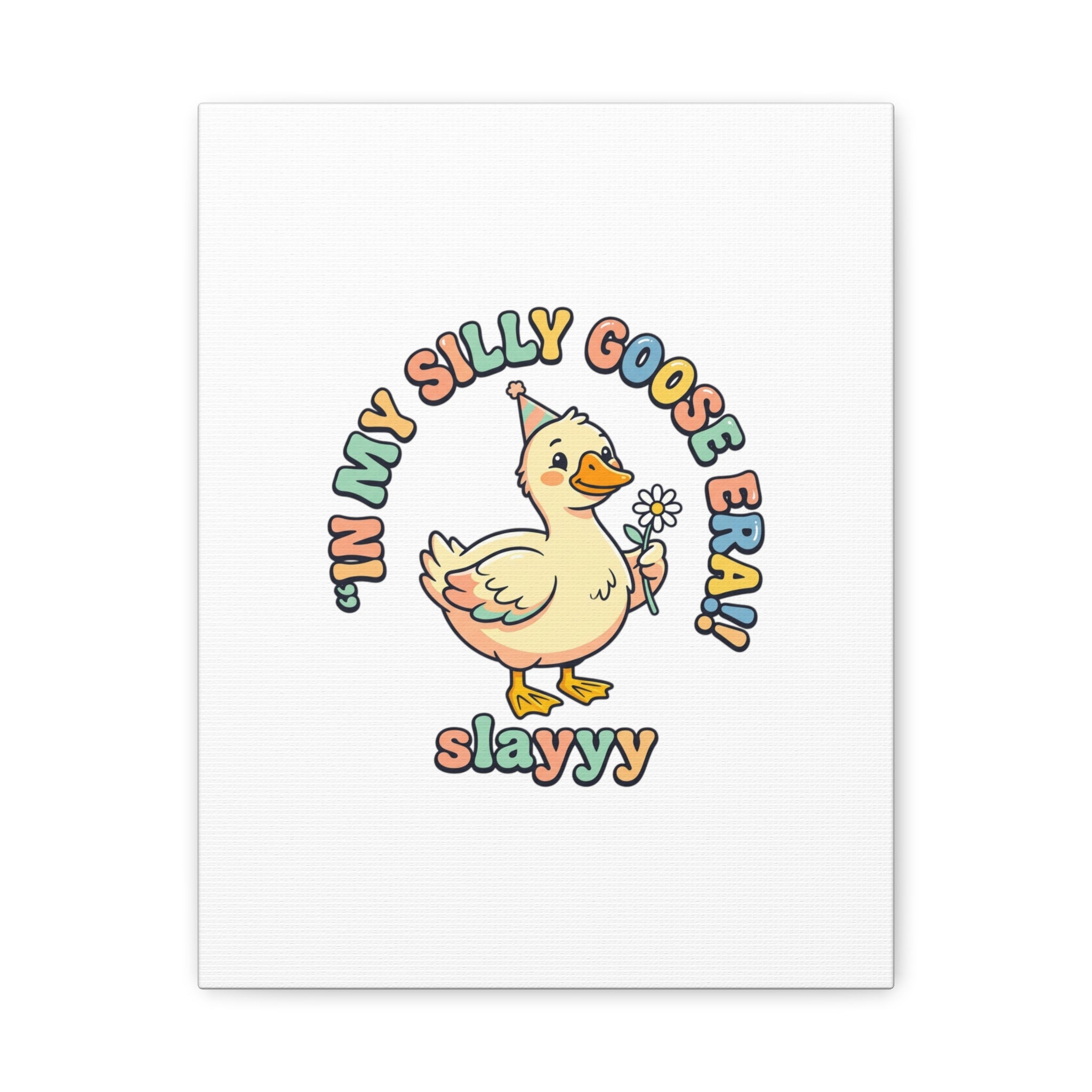 silly goose nursery print Canvas | silly goose, wholesome meme