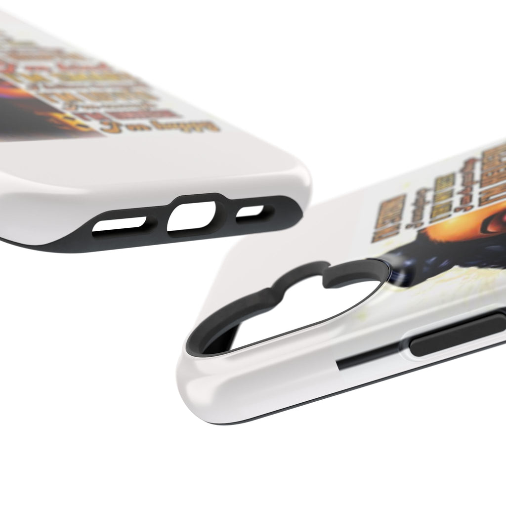 Inspirational Black Woman Phone Case — "I'm Strong... I'm Happy" Magnetic Impact-Resistant Case