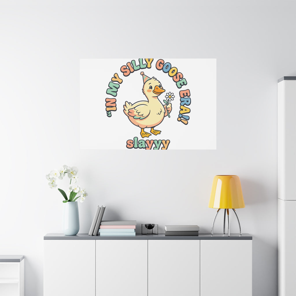 silly goose nursery print Canvas | silly goose, wholesome meme