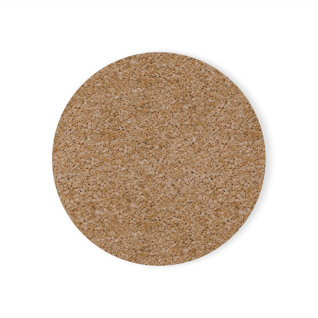 Personalized Cork Coaster — Custom 'Made by Cam' Scenic Candle & Tea Design