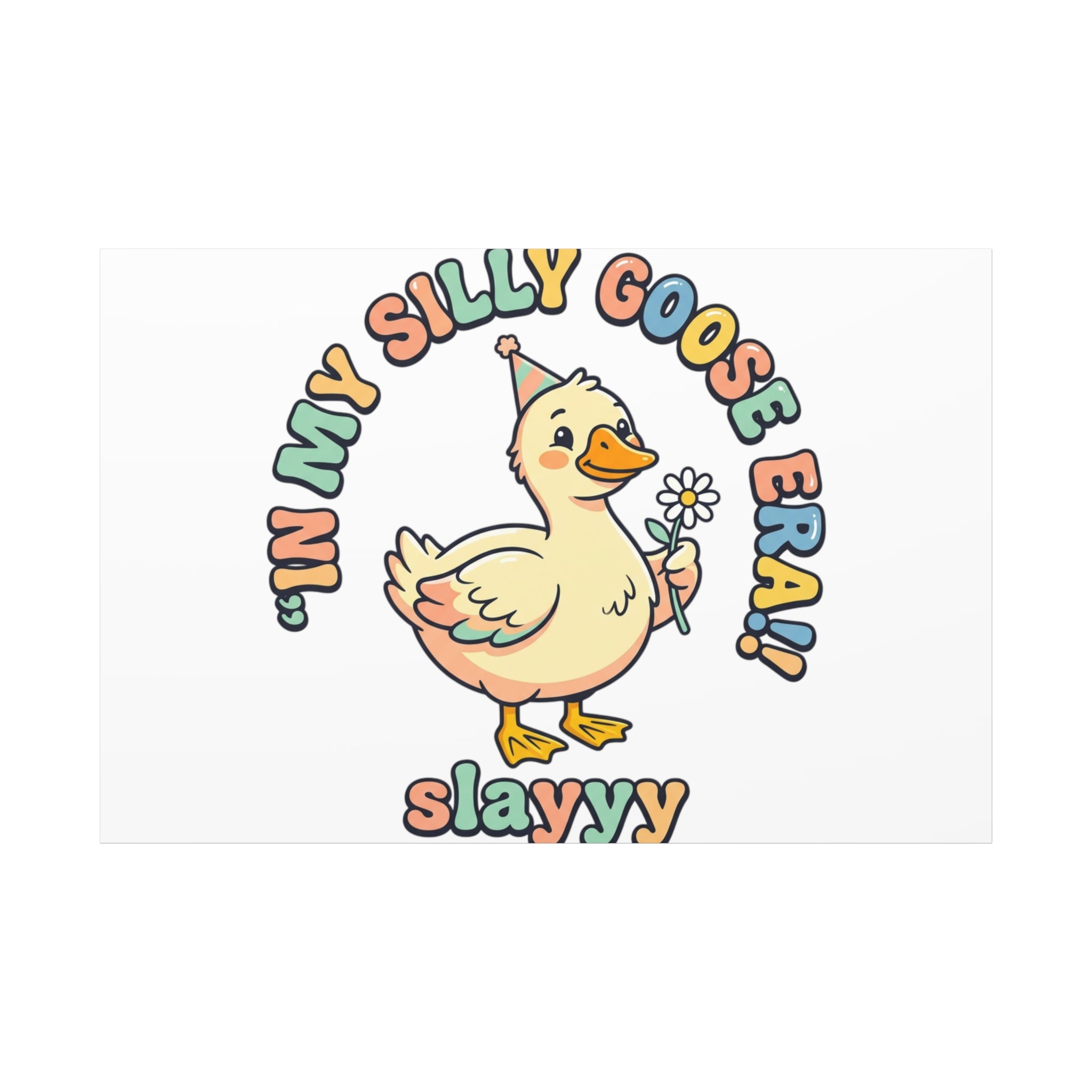 silly goose nursery print Canvas | silly goose, wholesome meme