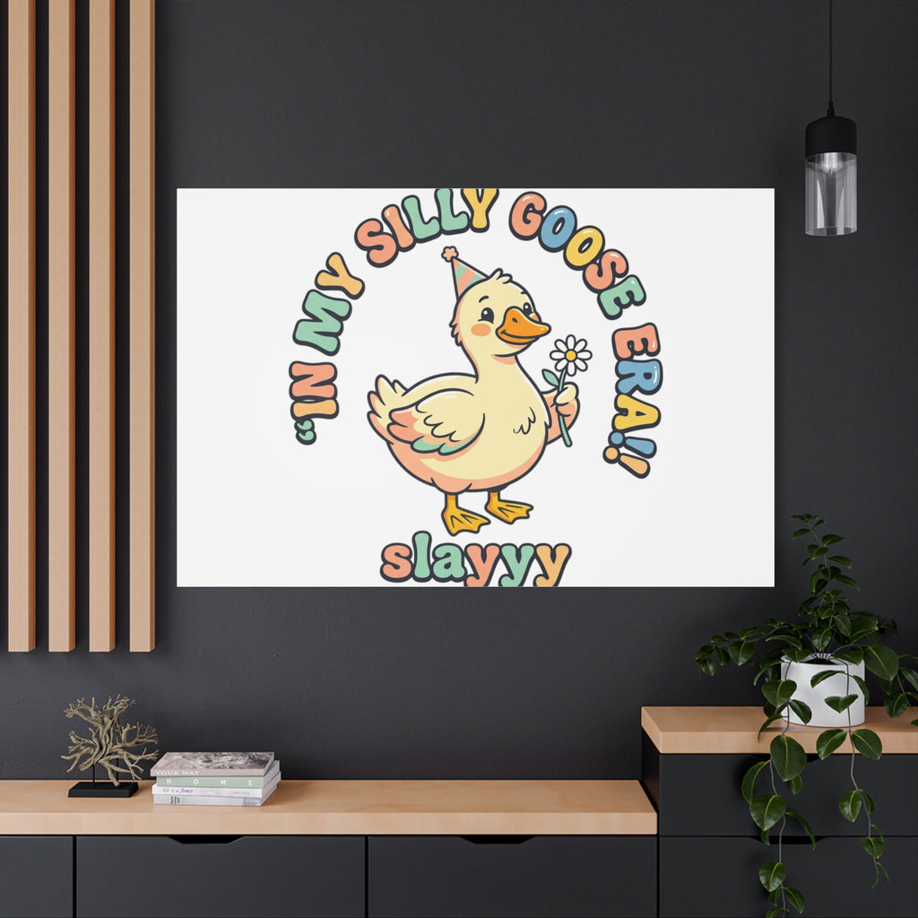 silly goose nursery print Canvas | silly goose, wholesome meme