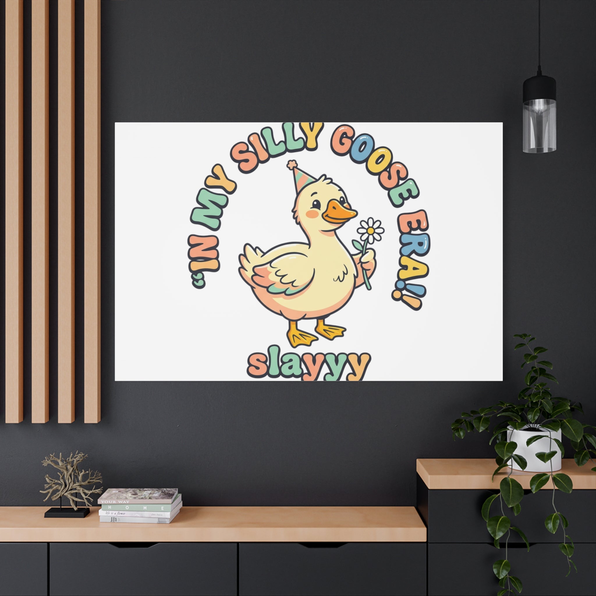 silly goose nursery print Canvas | silly goose, wholesome meme