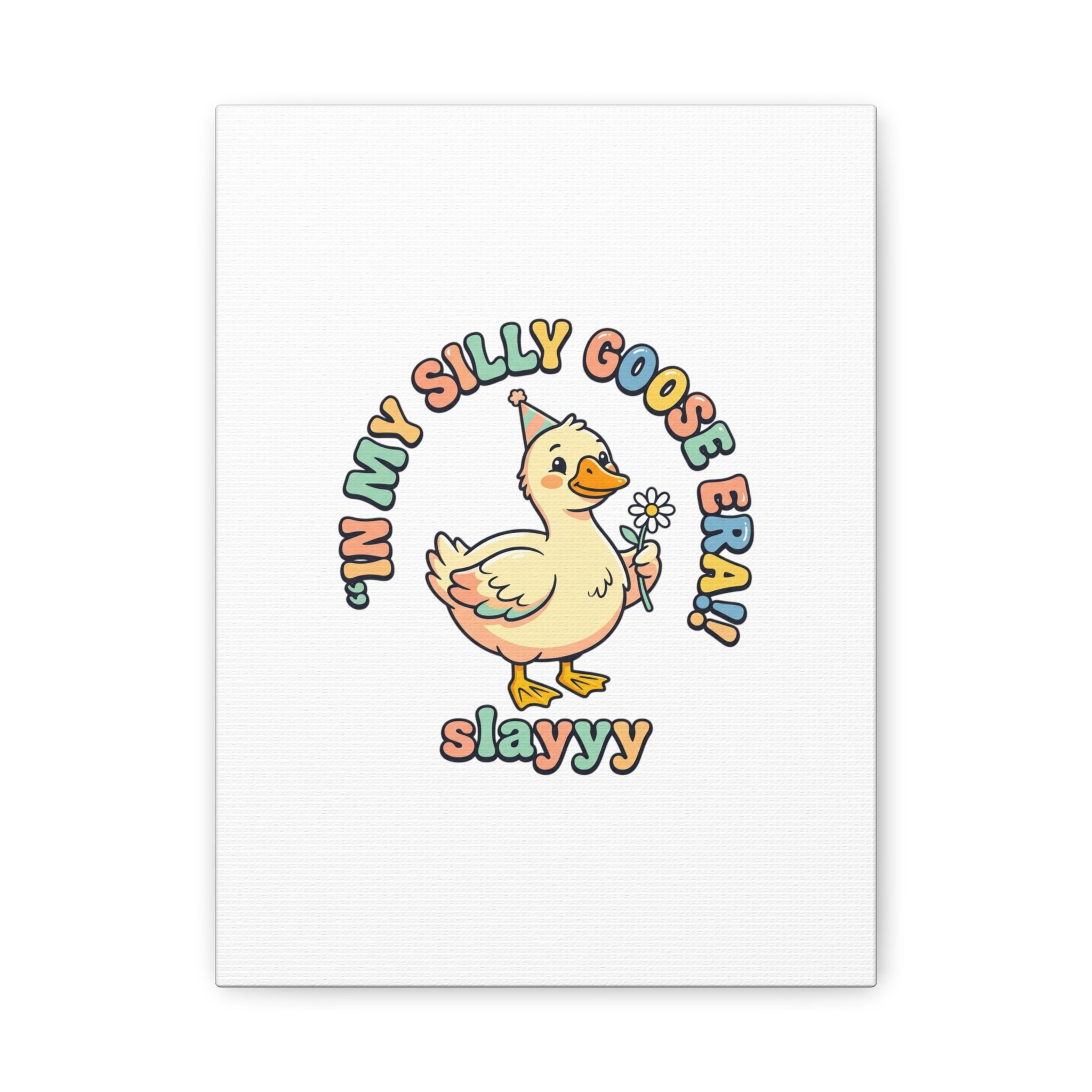 silly goose nursery print Canvas | silly goose, wholesome meme