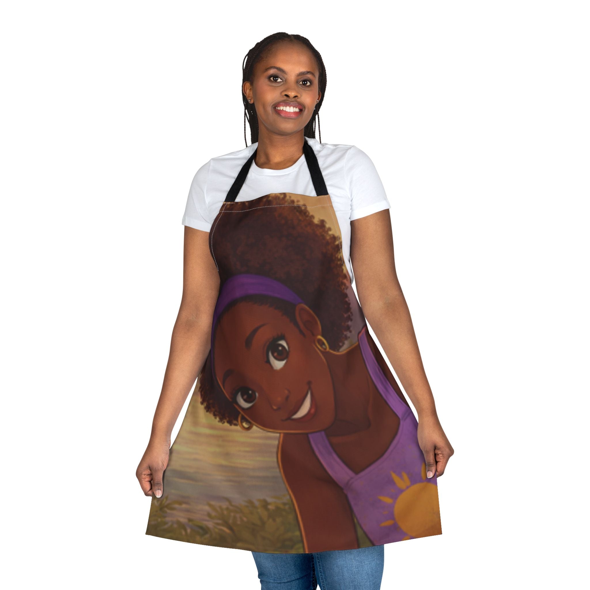 Apron, 5-Color Straps (AOP)