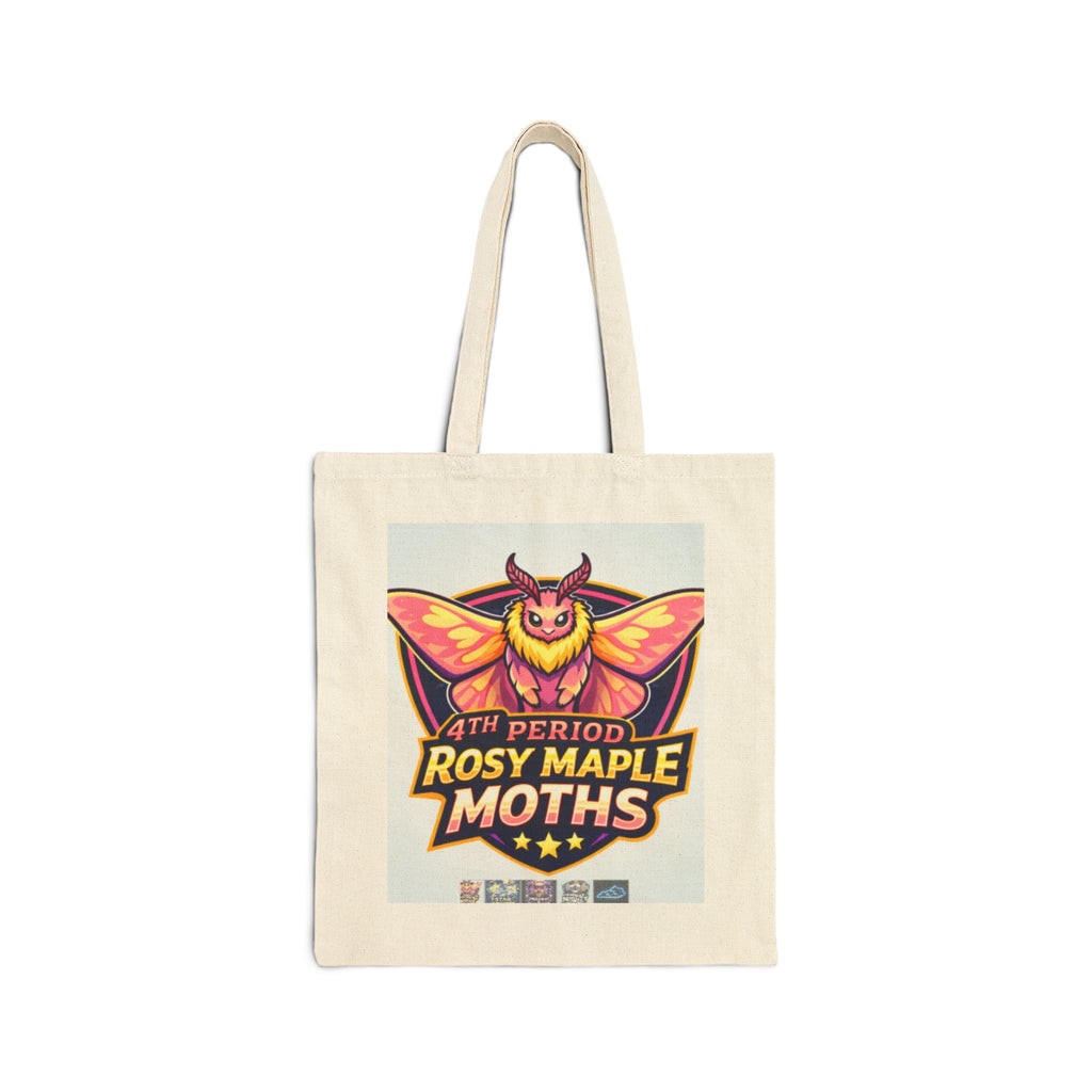 Rosy Maple Moths Tote Bag — 4th Period School Spirit Canvas Tote