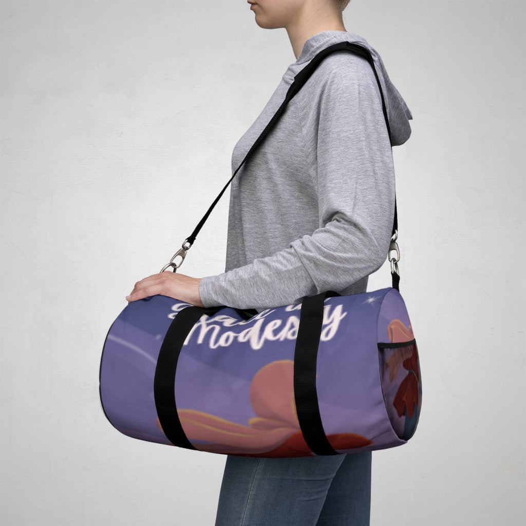 Grace in Modesty Floral Duffel Bag