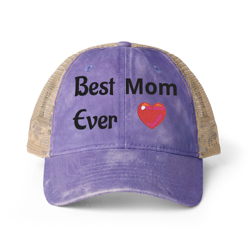Women's Washed Mesh-Back Cap