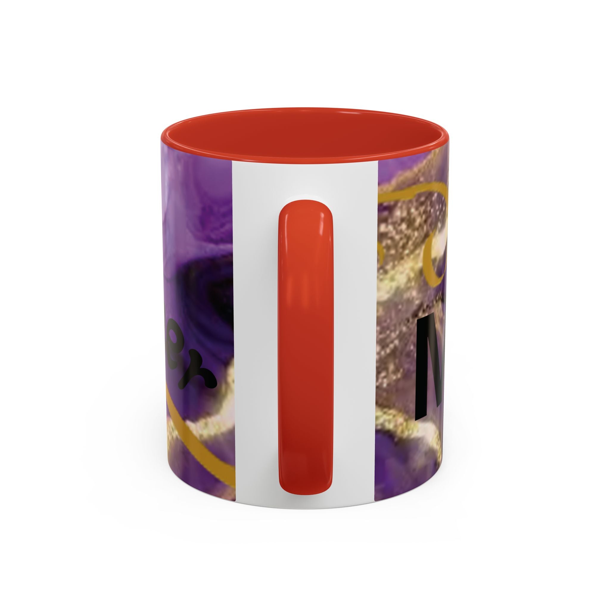Best Mom Ever Accent Coffee Mug — Purple Floral Mother’s Day Gift (11/15oz)
