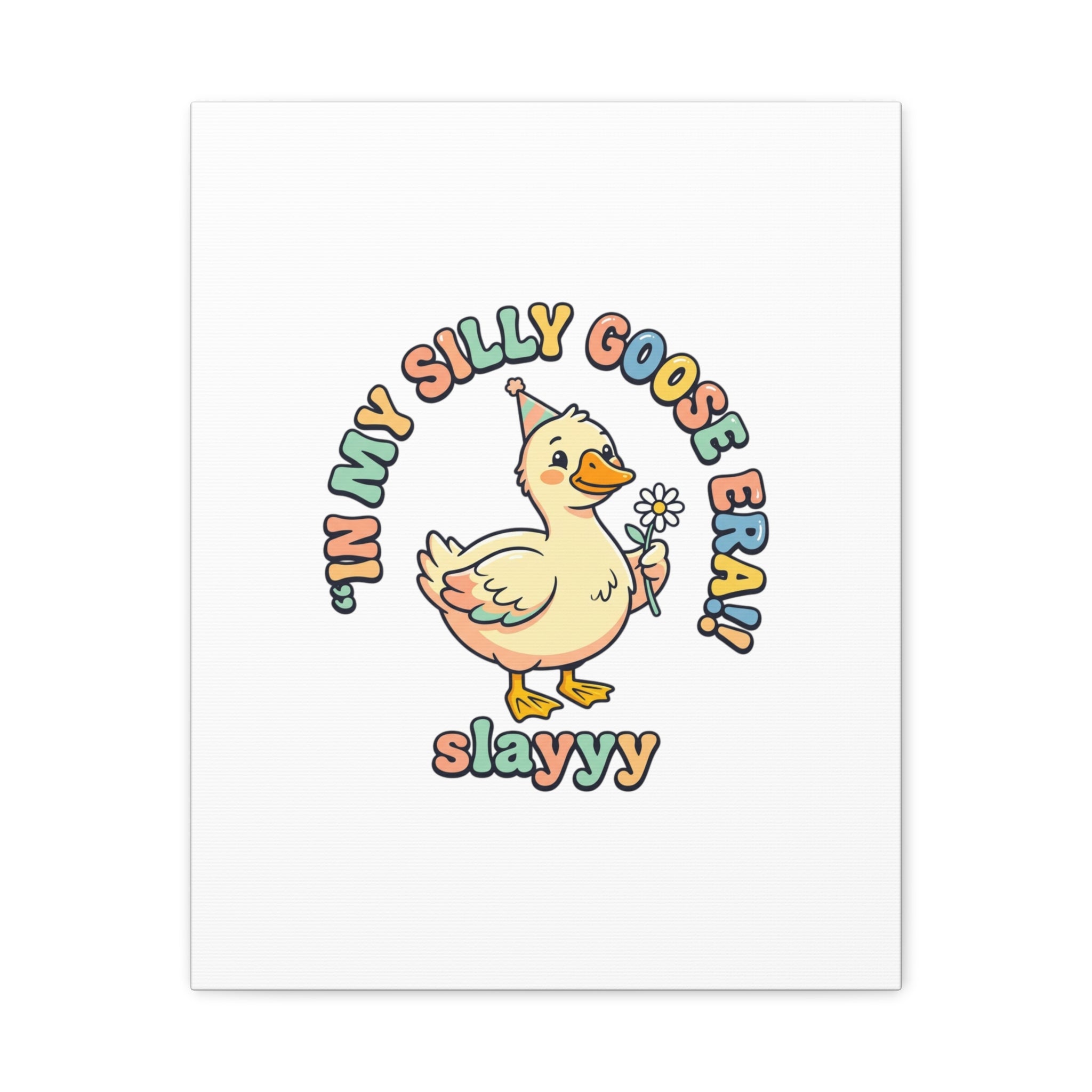 silly goose nursery print Canvas | silly goose, wholesome meme