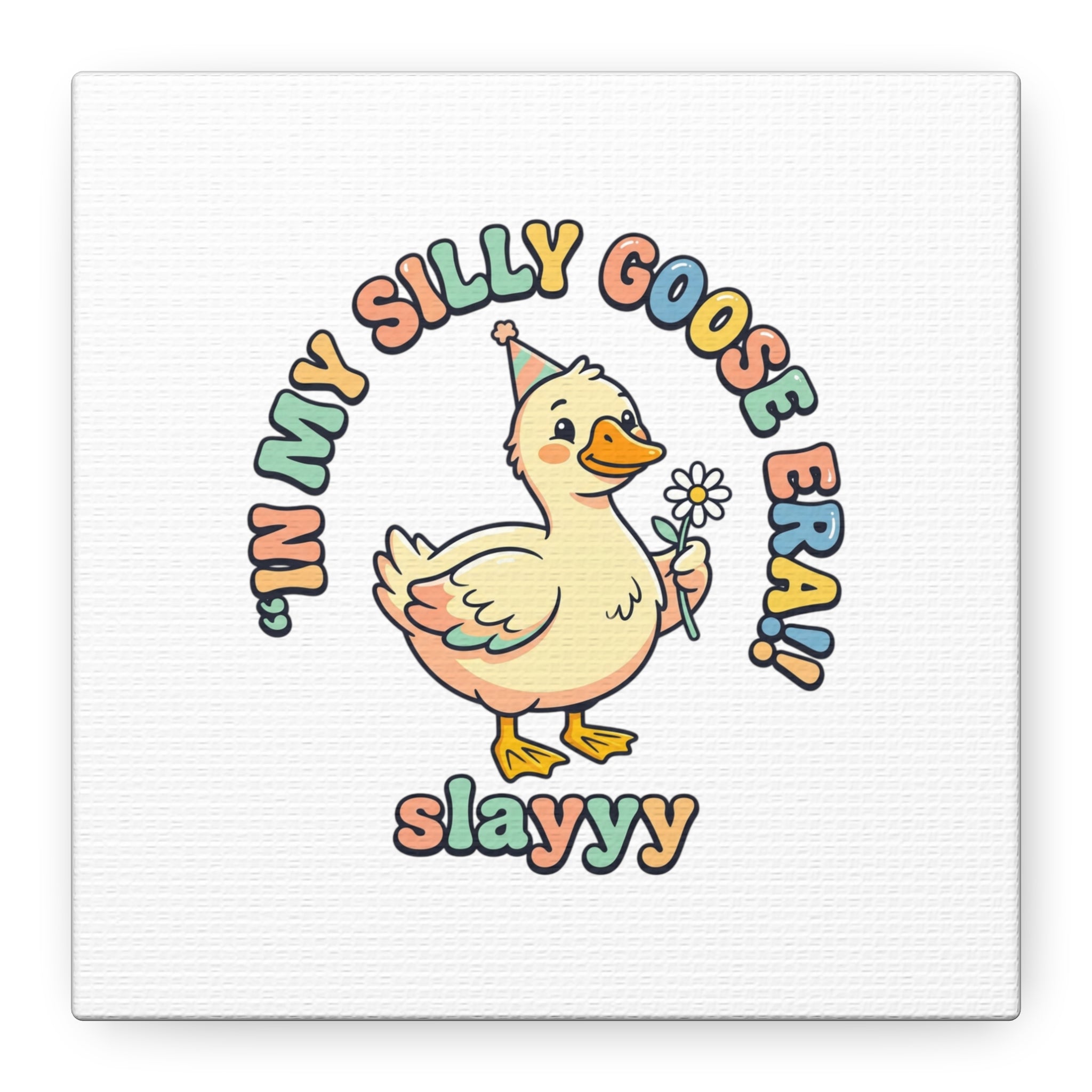 silly goose nursery print Canvas | silly goose, wholesome meme