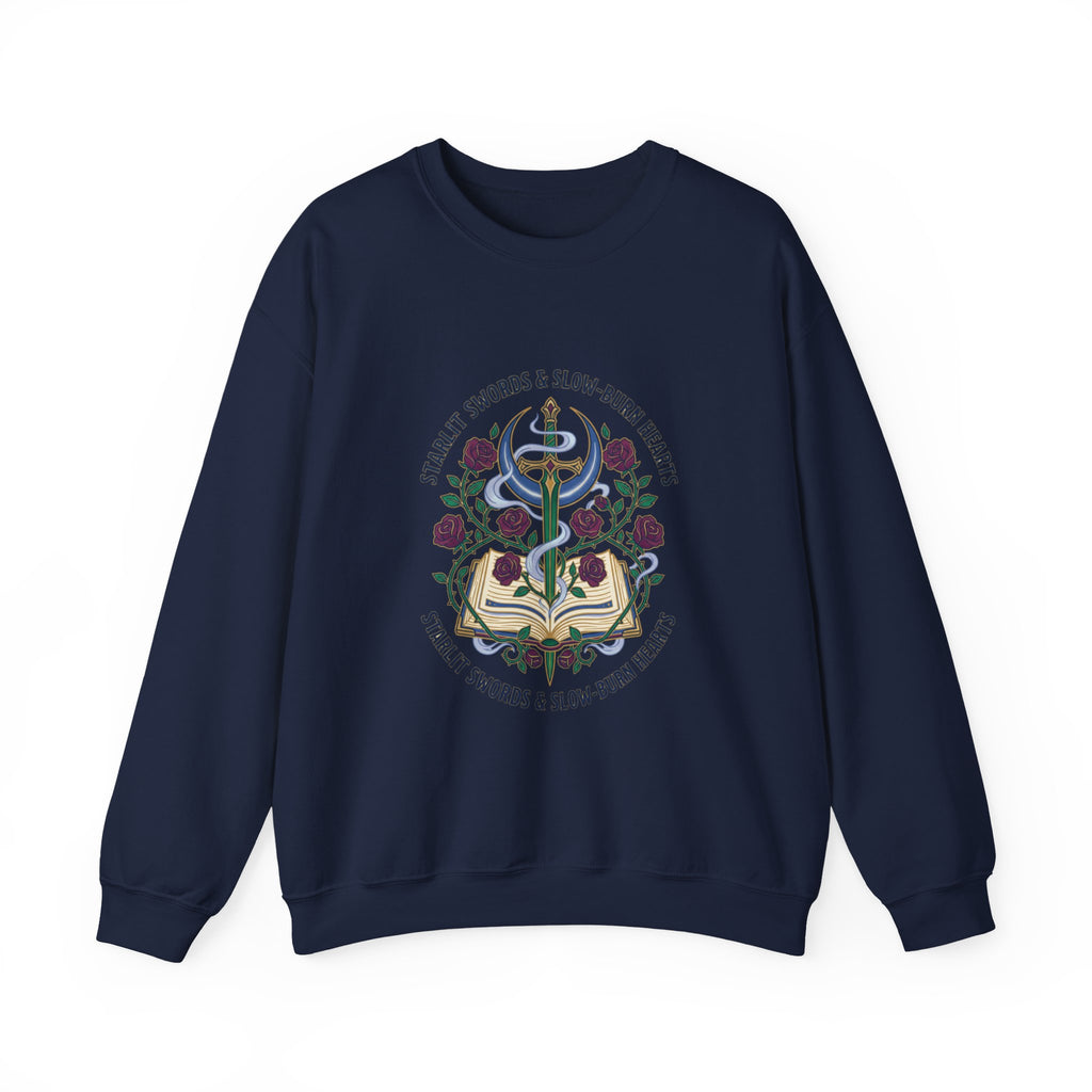 Stealth Swords & Slow-Burn Hearts Sweatshirt | Romantasy, Enchanted Gothic