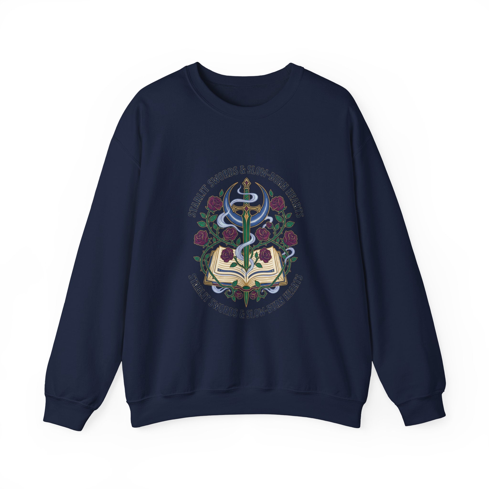 Stealth Swords & Slow-Burn Hearts Sweatshirt | Romantasy, Enchanted Gothic