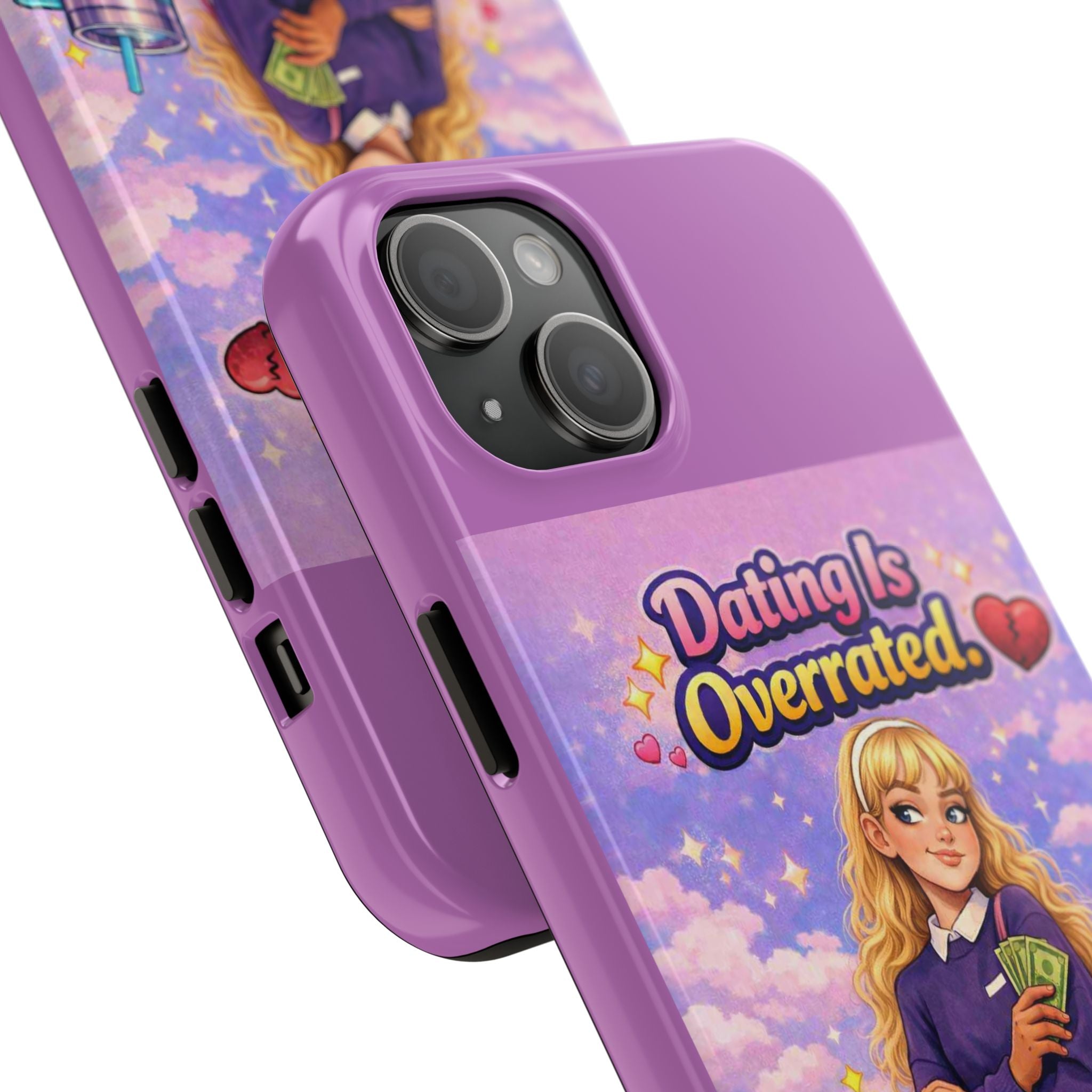 Dating Is Overrated Phone Case — 'Miss Independent' Tough Protective Case