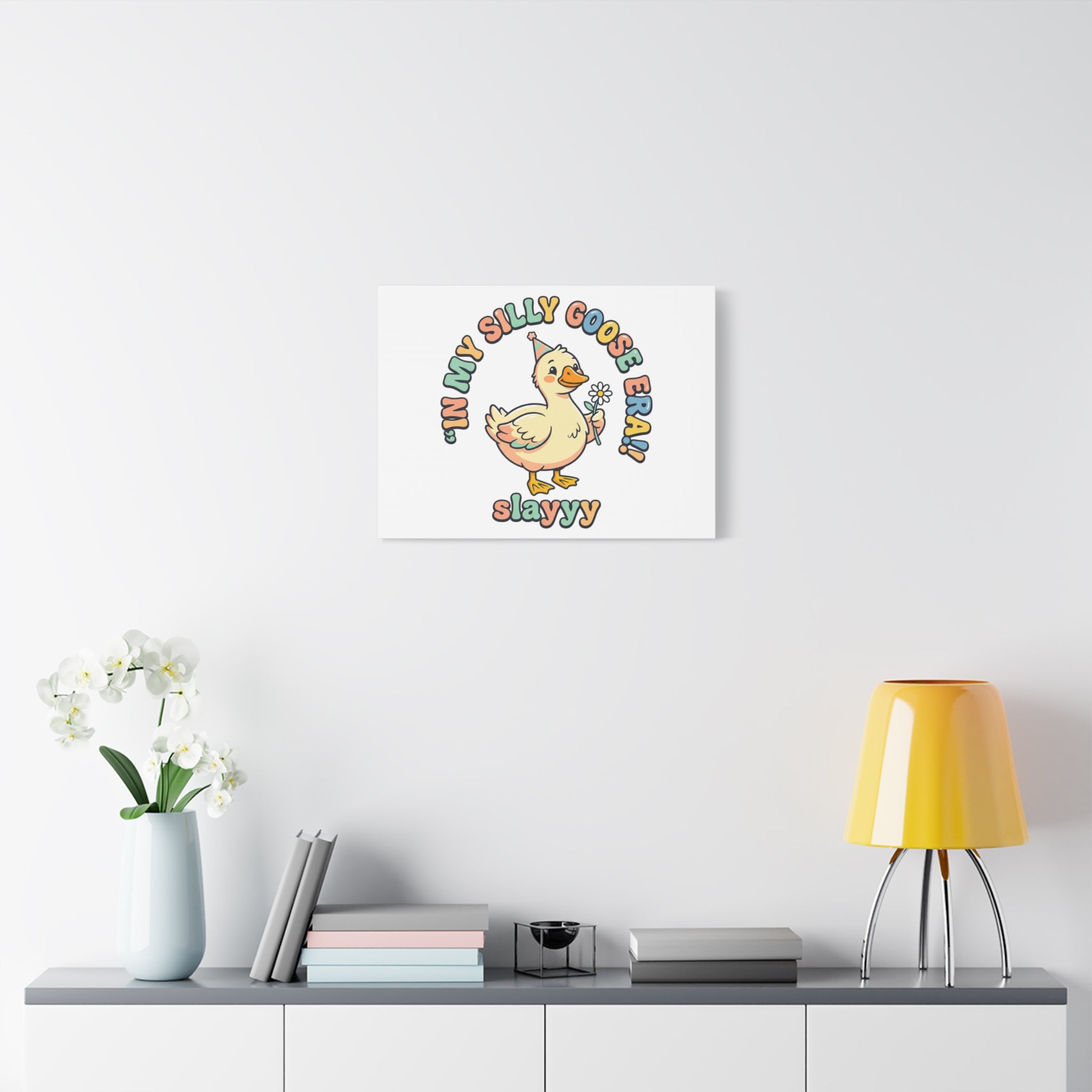 silly goose nursery print Canvas | silly goose, wholesome meme