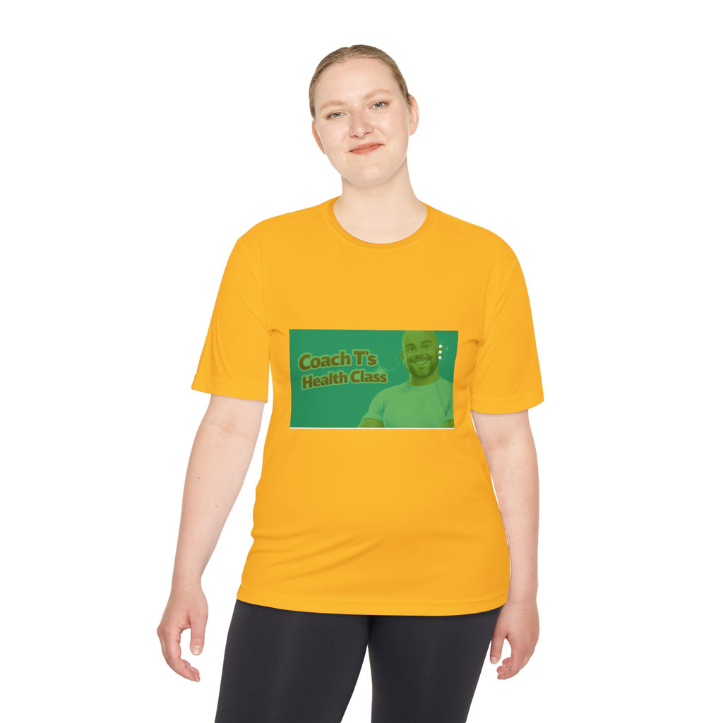 Coach T's Health Class Moisture‑Wicking Tee